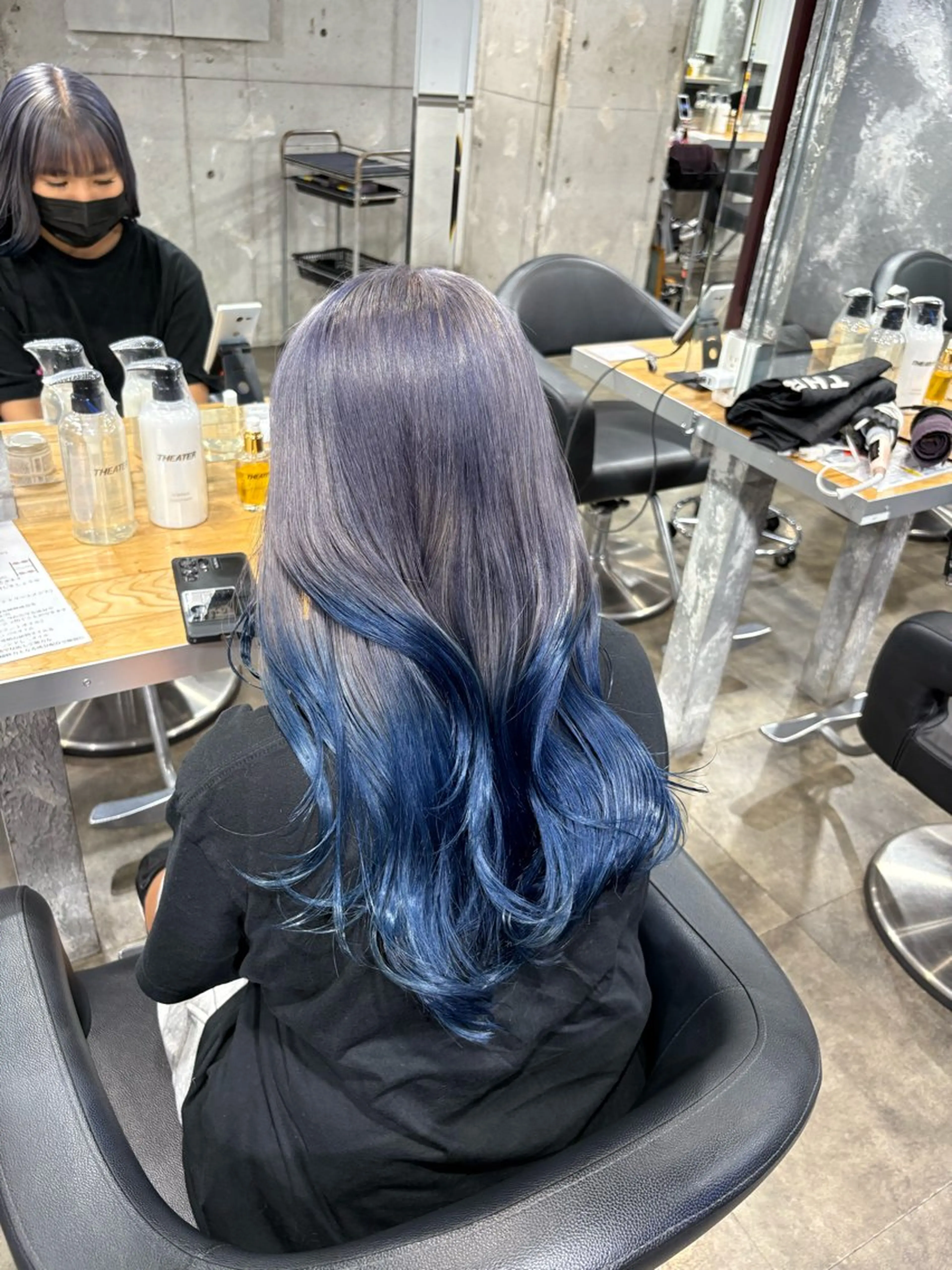 ロング カラー ヘアカラー ハイトーンブロンド 横浜💞ミオのヘアスタイル