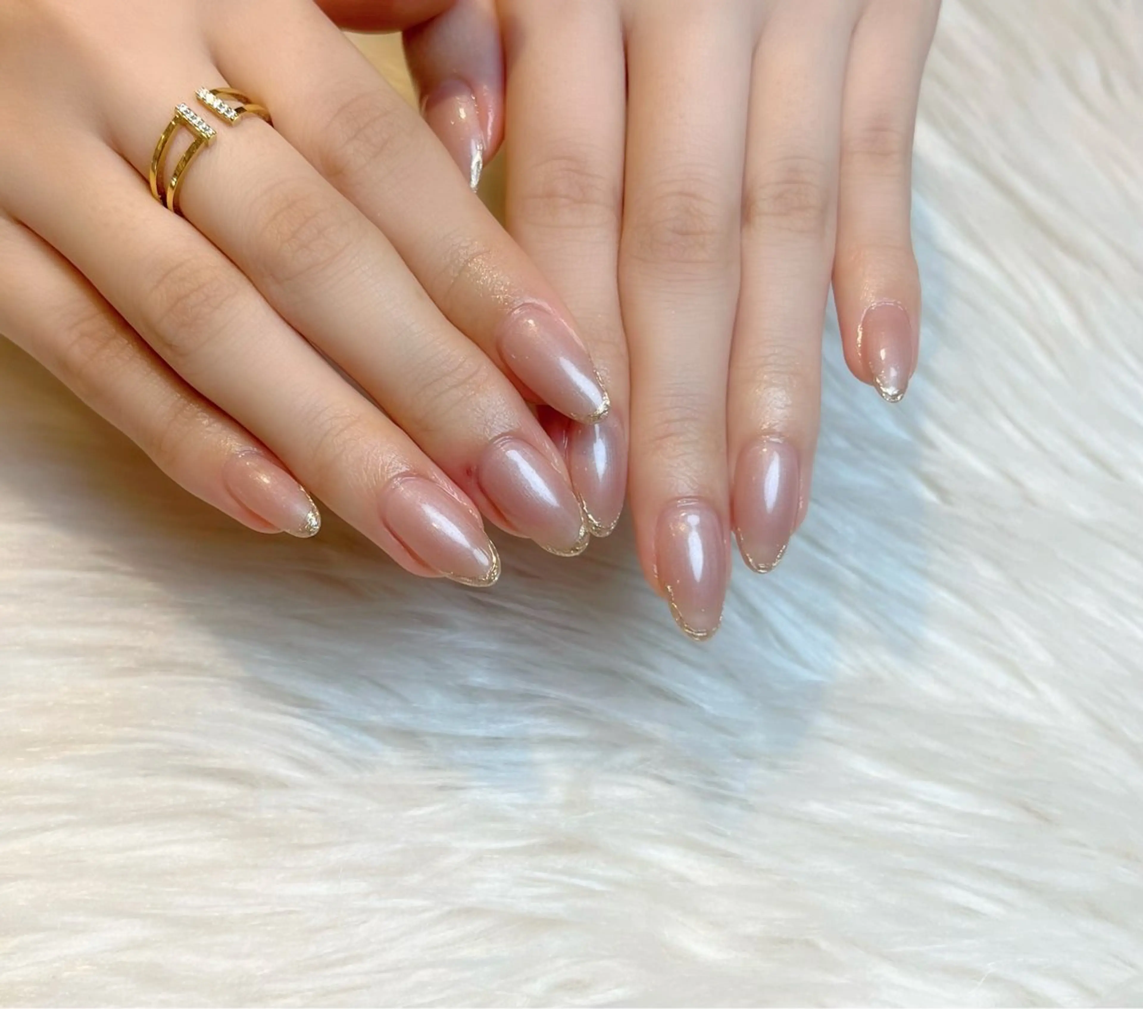 ネイル フレンチネイル ミラーネイル ハンドネイル Lino+ ネイル&よもぎ蒸しのエステ・リラクイメージ