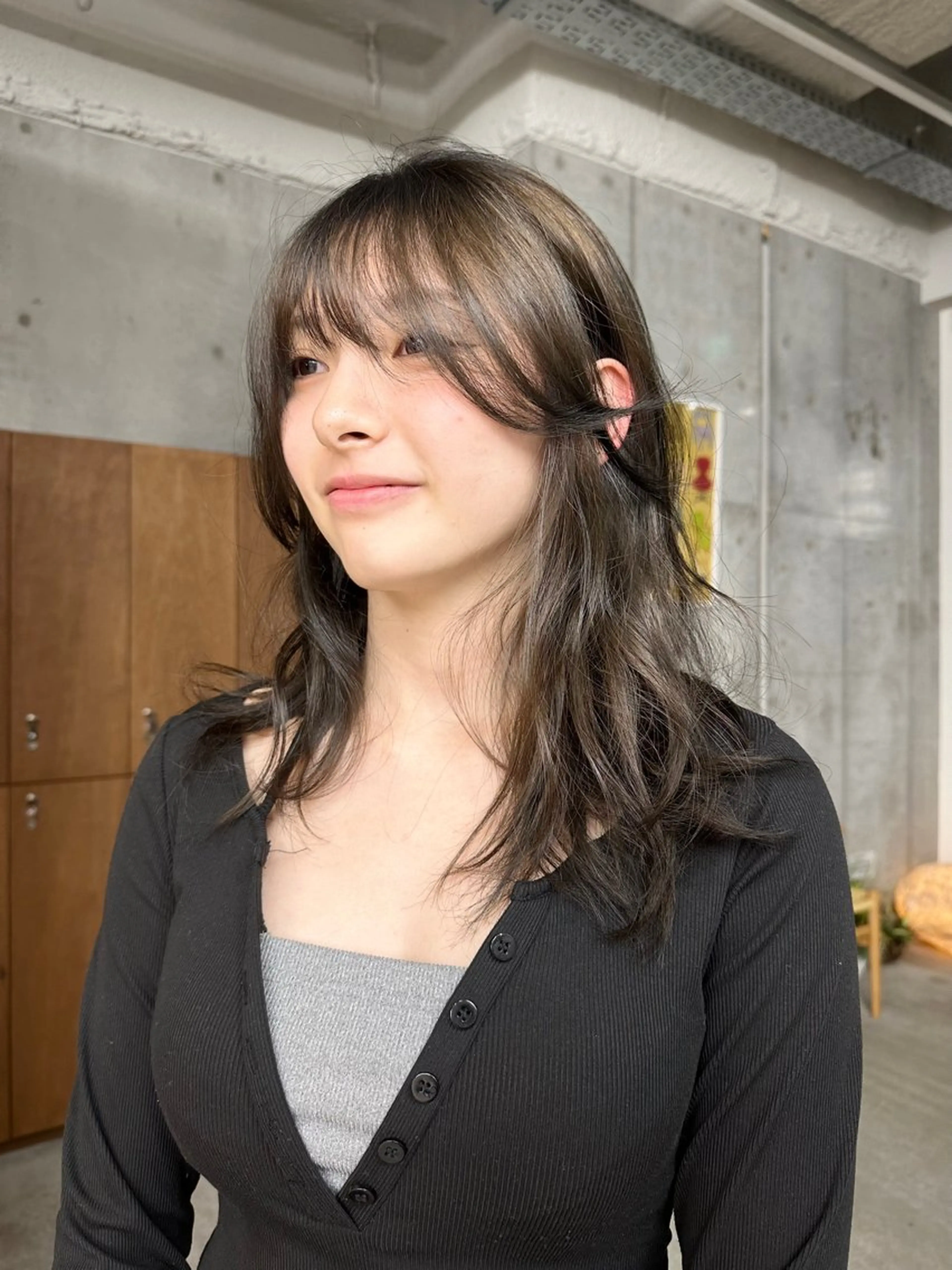 セミロング ヘアカラー momoa/名古屋 /透明感カラーのヘアスタイル