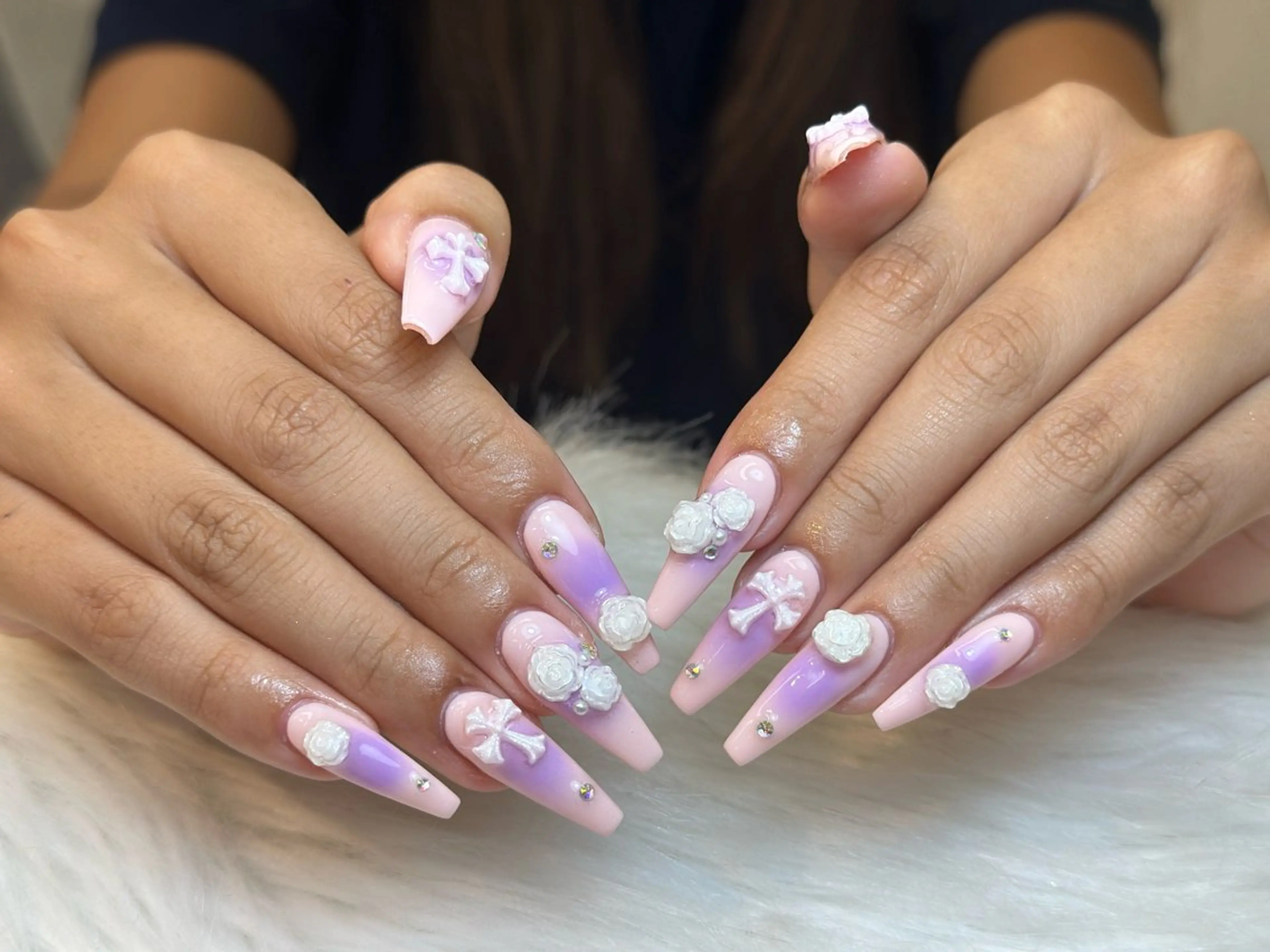 ネイル アートネイル ジェルネイル マグネットネイル ハンドネイル JennNail_ マオのネイルデザイン