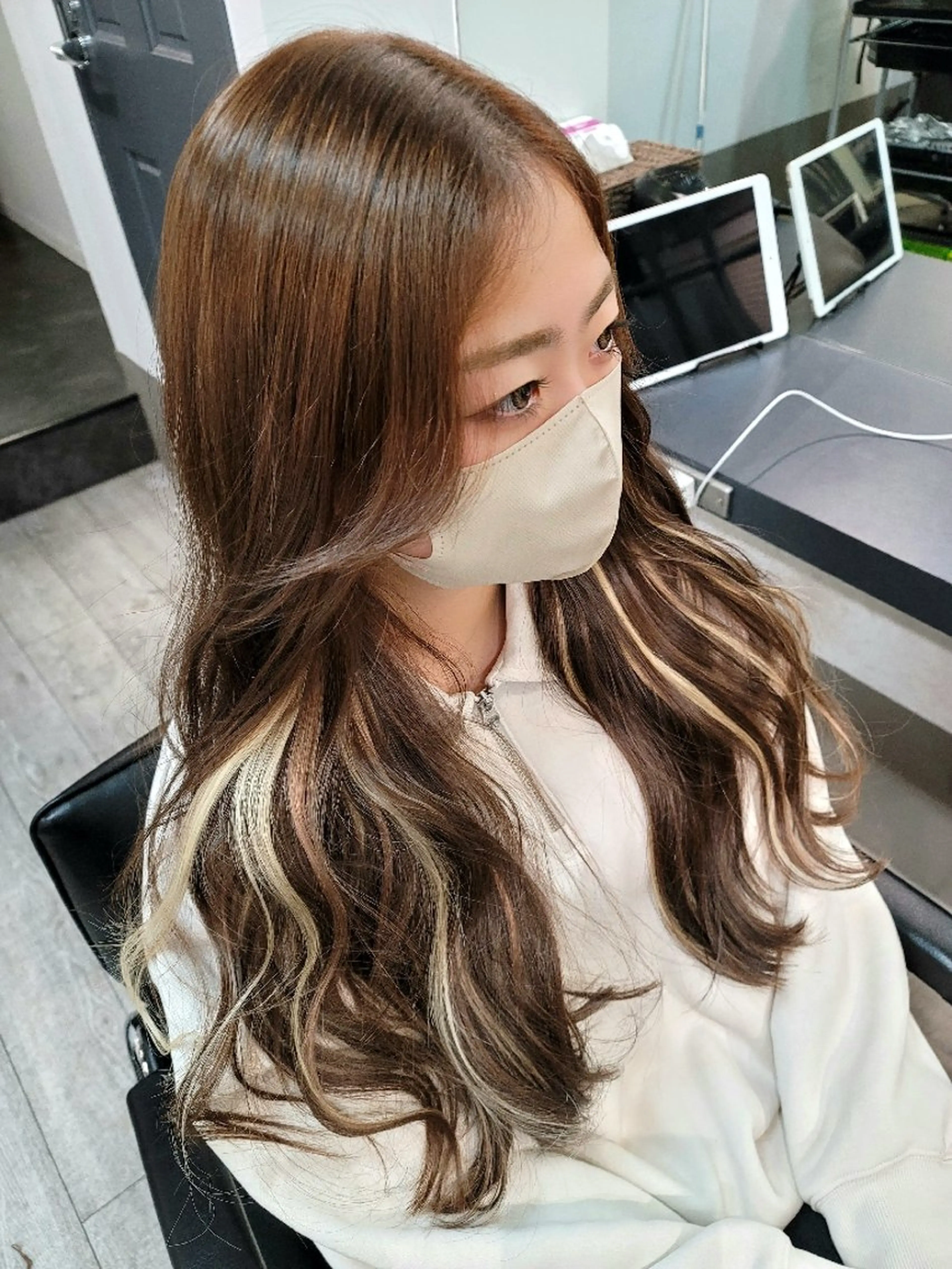 ロング エクステ ✨プルエクステ✨縮毛 ✨髪質改善✨hiroのヘアスタイル