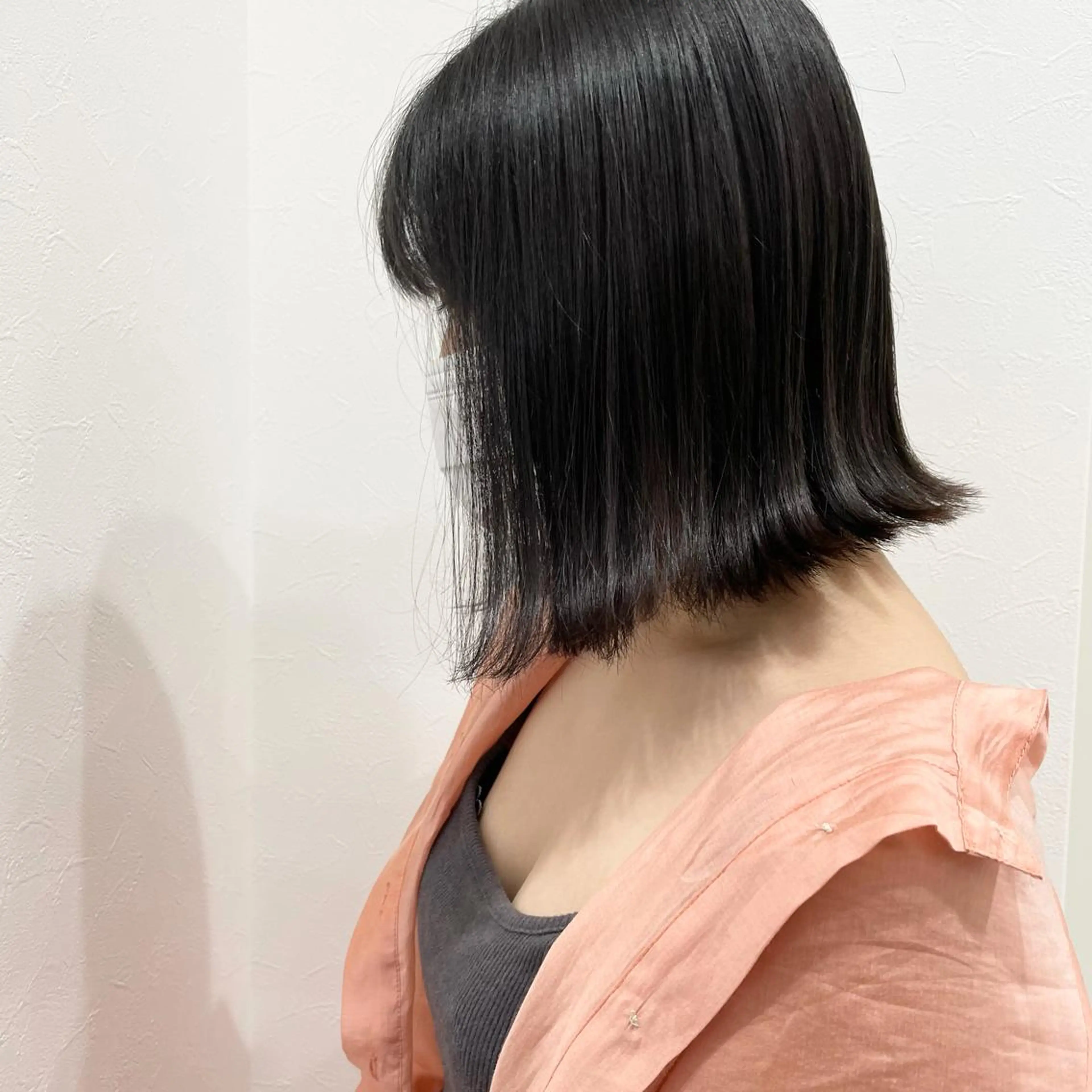 ミディアム 髪質改善 中川　翔のヘアスタイル