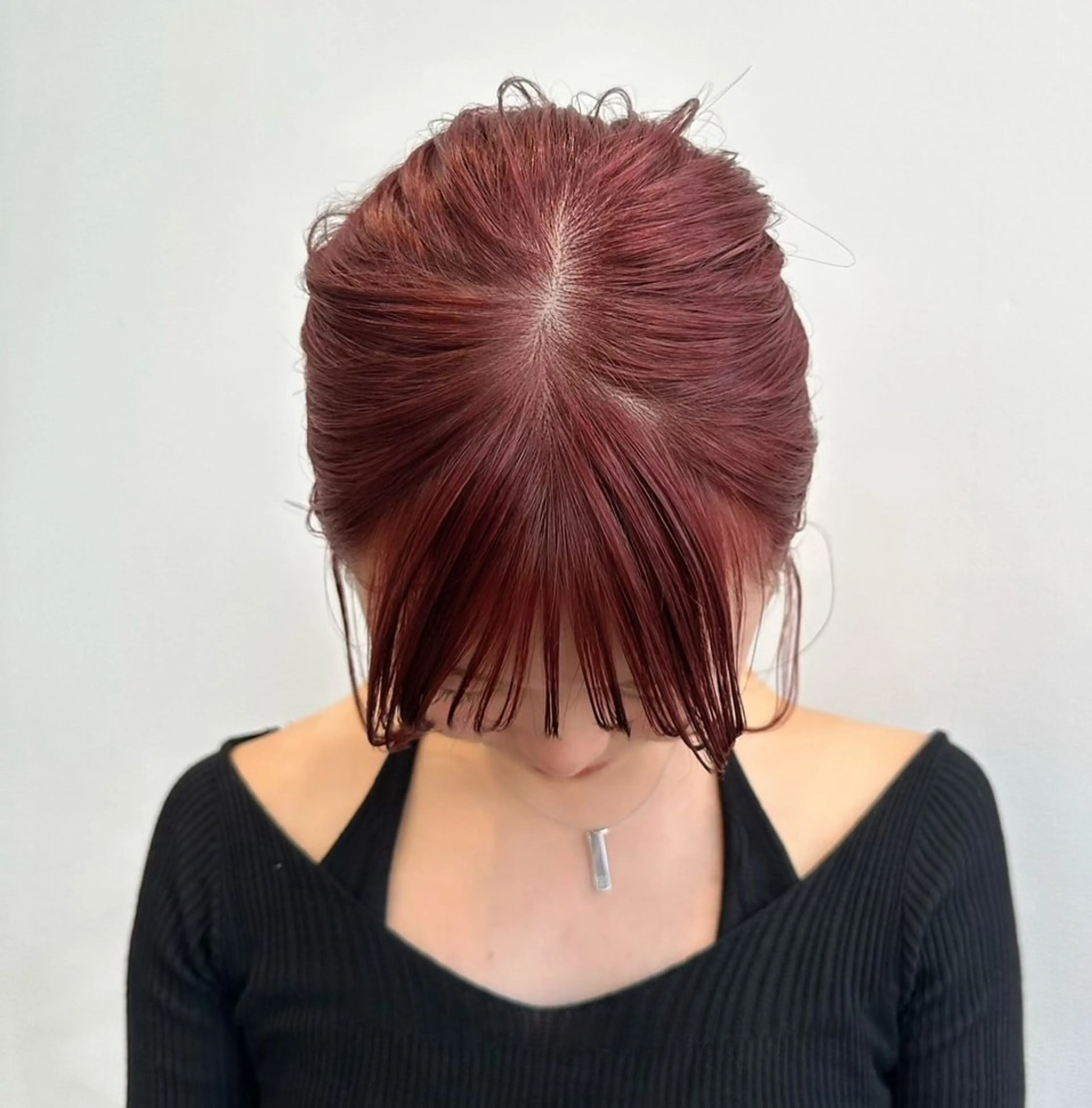 ミディアム カラー ブリーチ ケアブリーチ ブリーチなしカラー 顔まわりカット/艶髪 カラー✨けいとのヘアスタイル