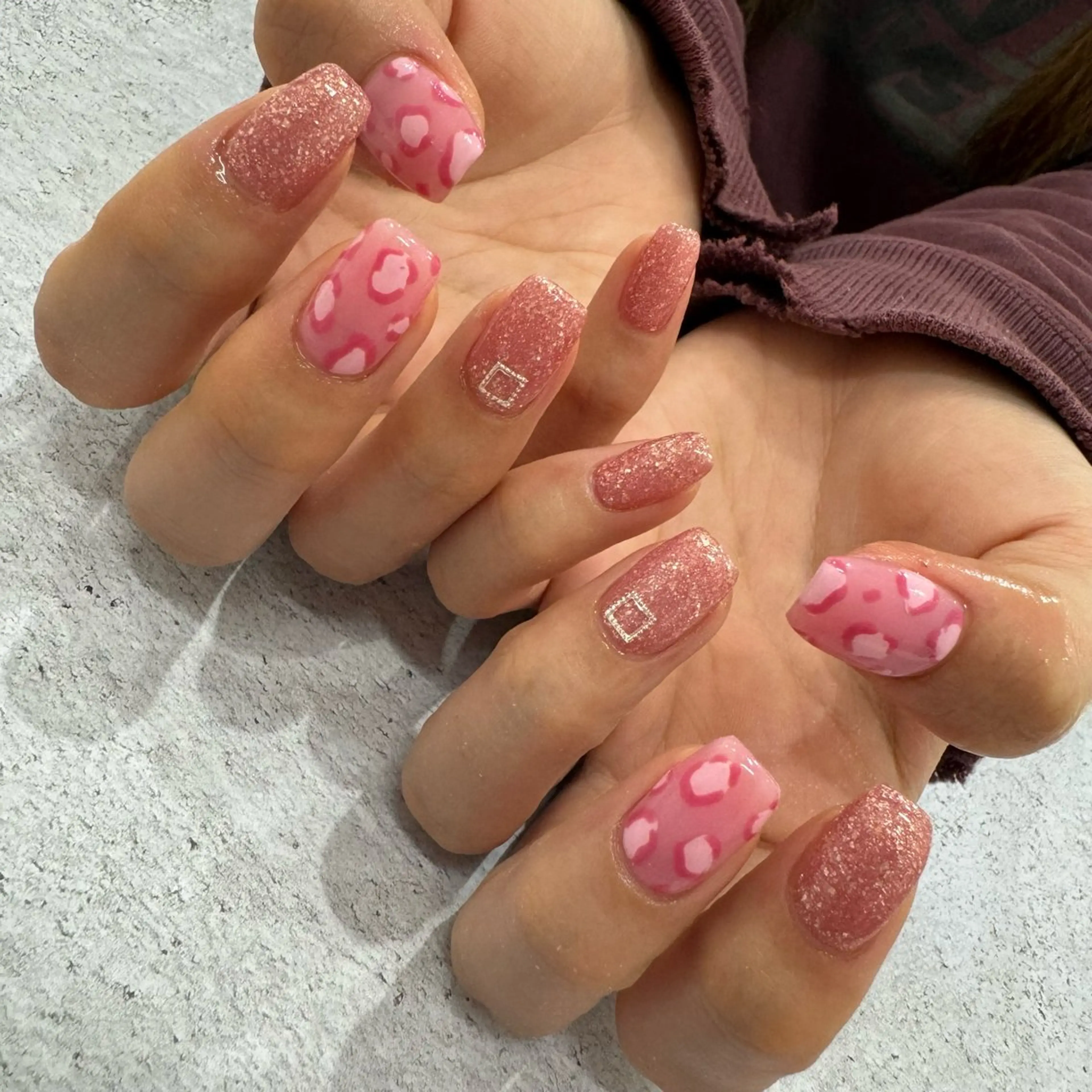 (オフなし)ハンド💜定額シンプルアート💜の写真