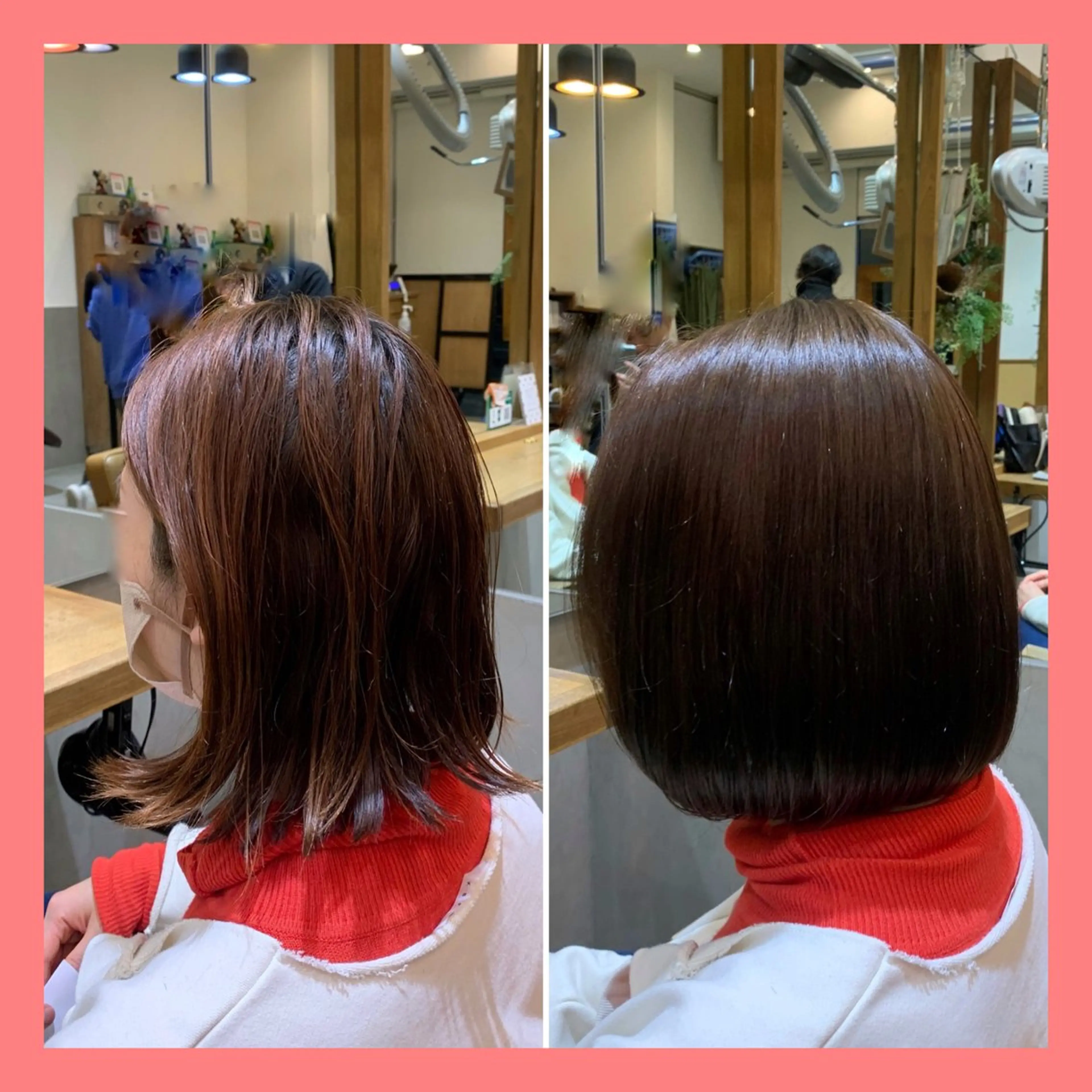 セミロング カラー ヘアカラー トリートメント ヘアセット ✂️RIKUKI🎨 【駒込美容師🎀】のヘアスタイル