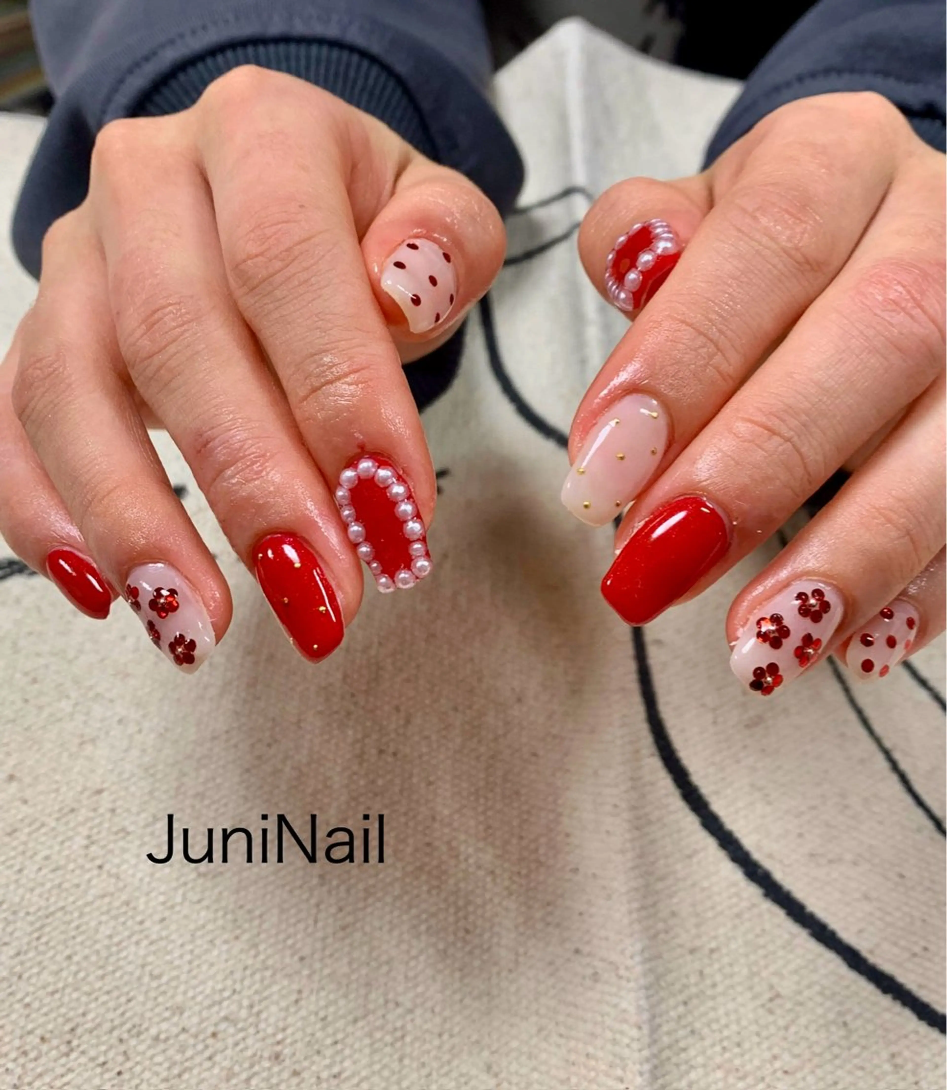 ネイル ハンドネイル JuniNail 주니네일🇰🇷suのネイルデザイン