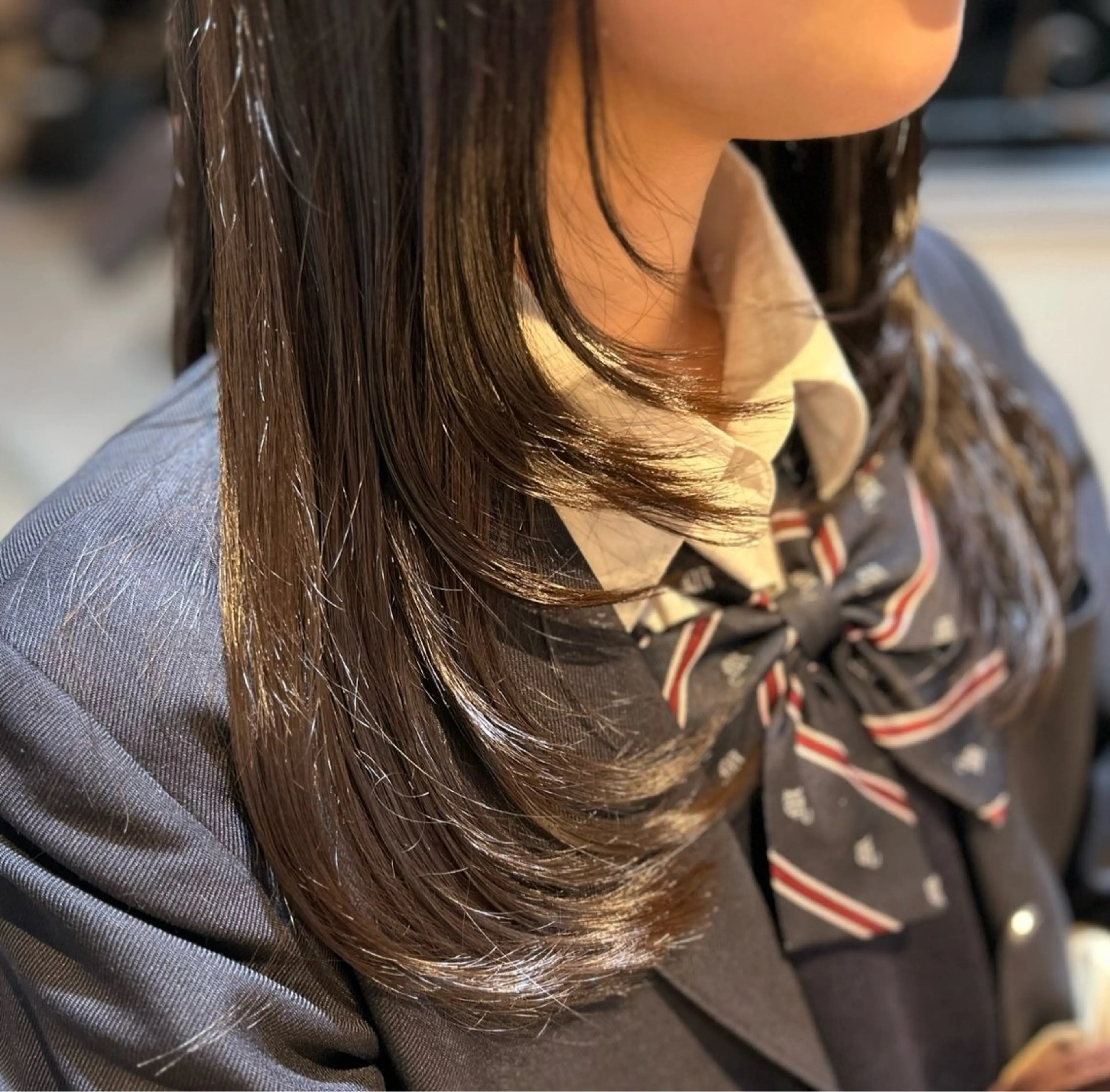 ロング カラー ヘアアレンジ カット トリートメント 梅木 李奈のヘアスタイル