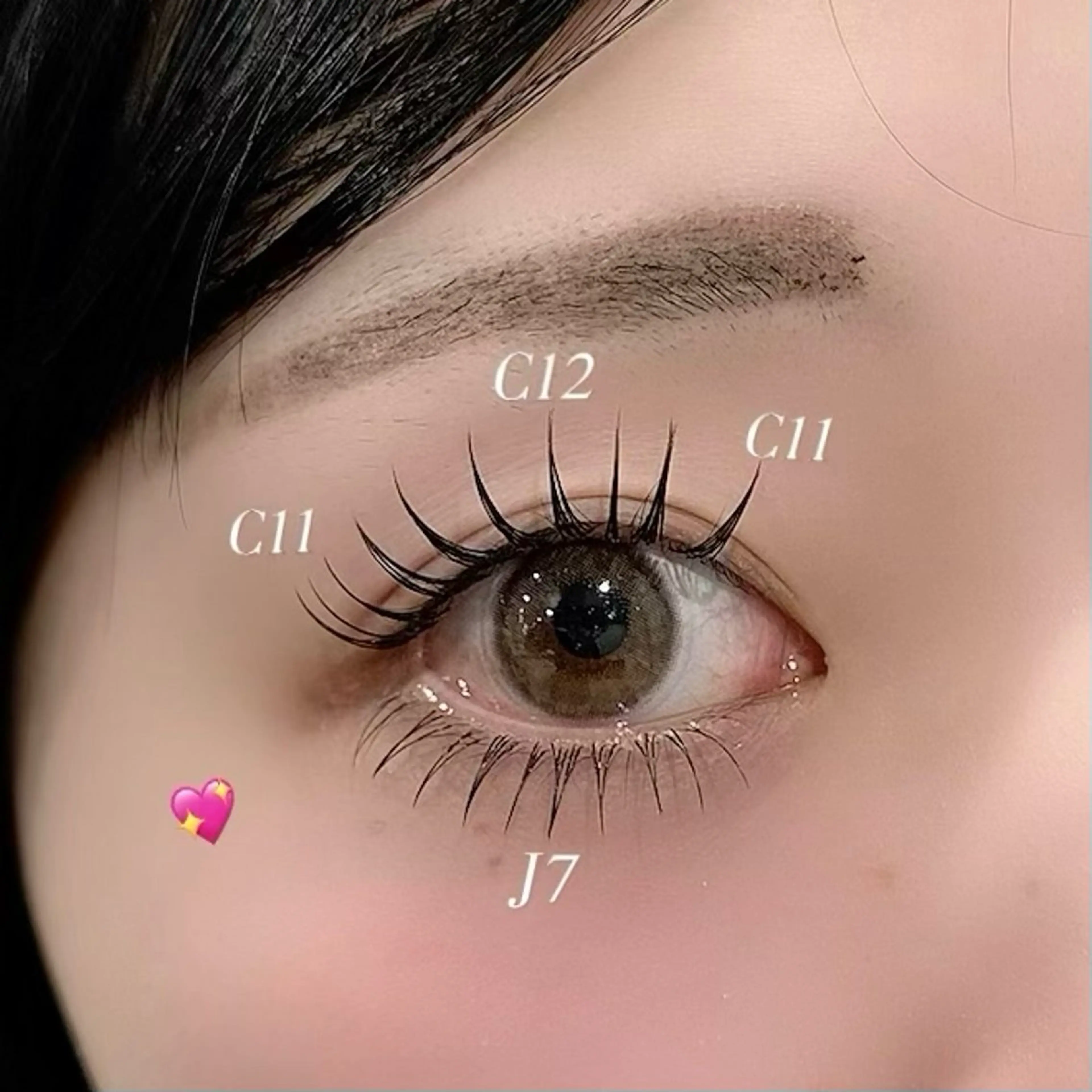 マツエク・マツパ OLIVIA GINZA 阪井のマツエク・マツパデザイン