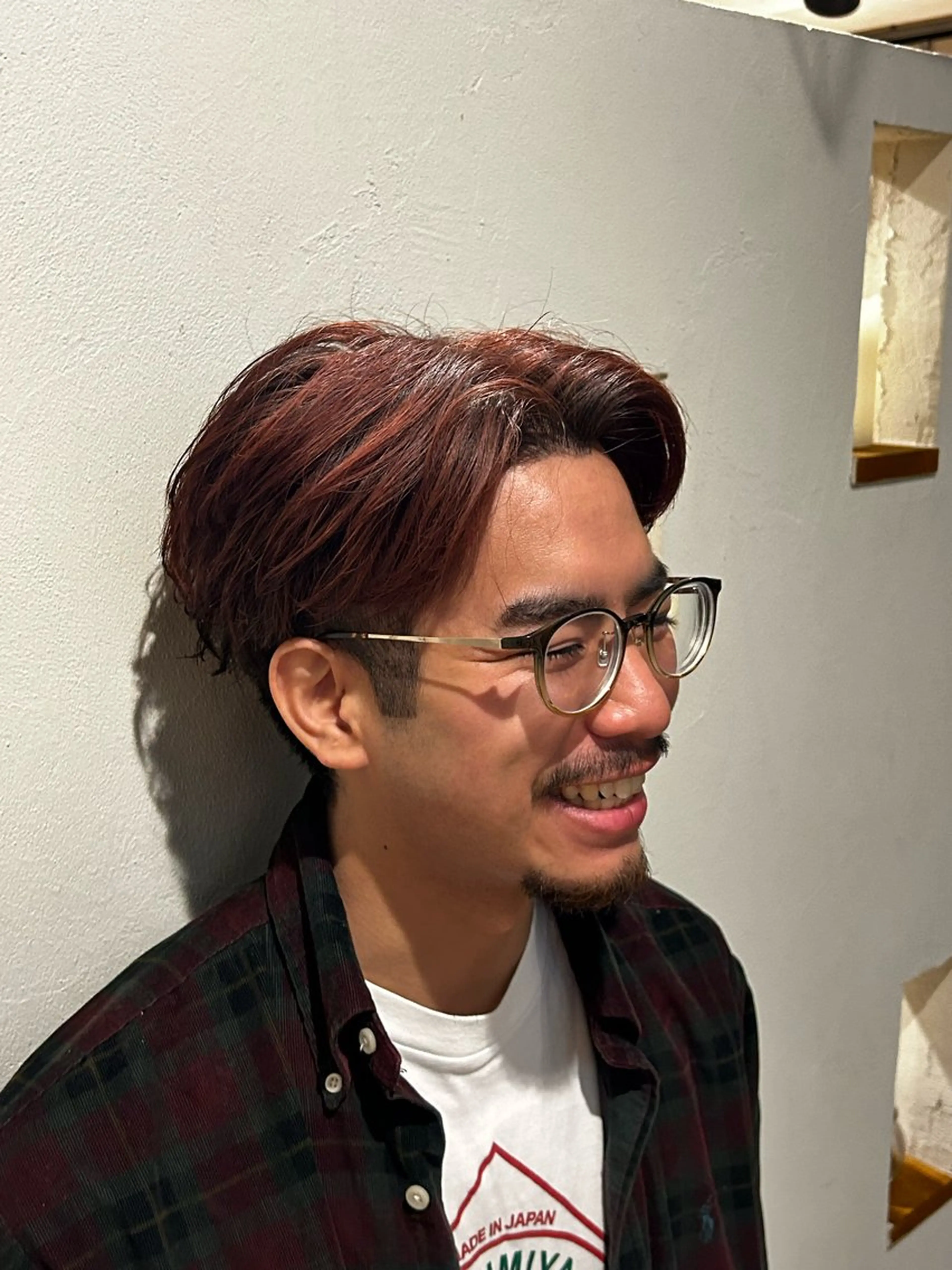 ロング メンズ ヘアカラー 🟥MOPS金沢文庫 永井輝🟥のヘアスタイル