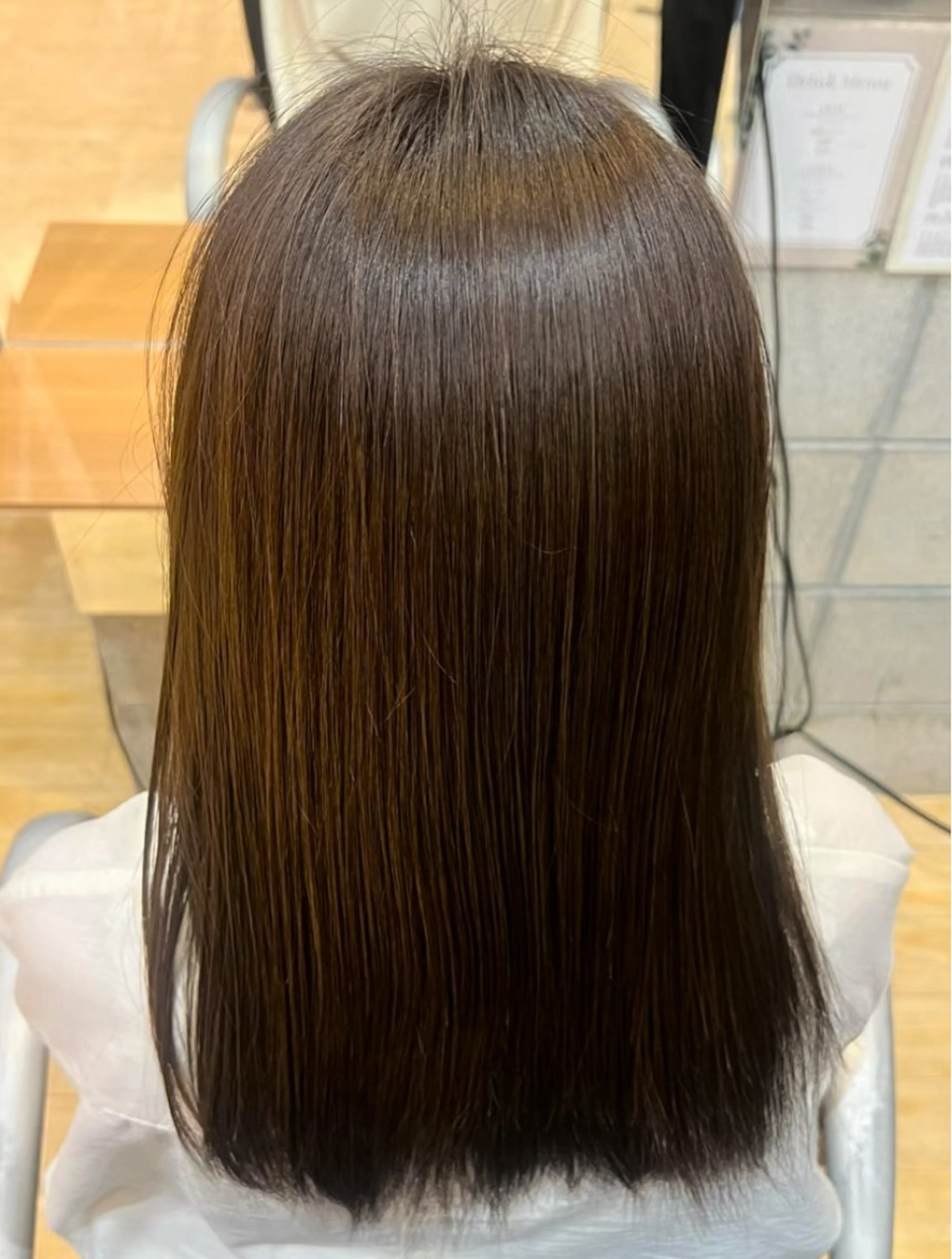 セミロング カラー i.+SAPPORO所属・艶ワンカラー♡ ゆうかのヘアスタイル