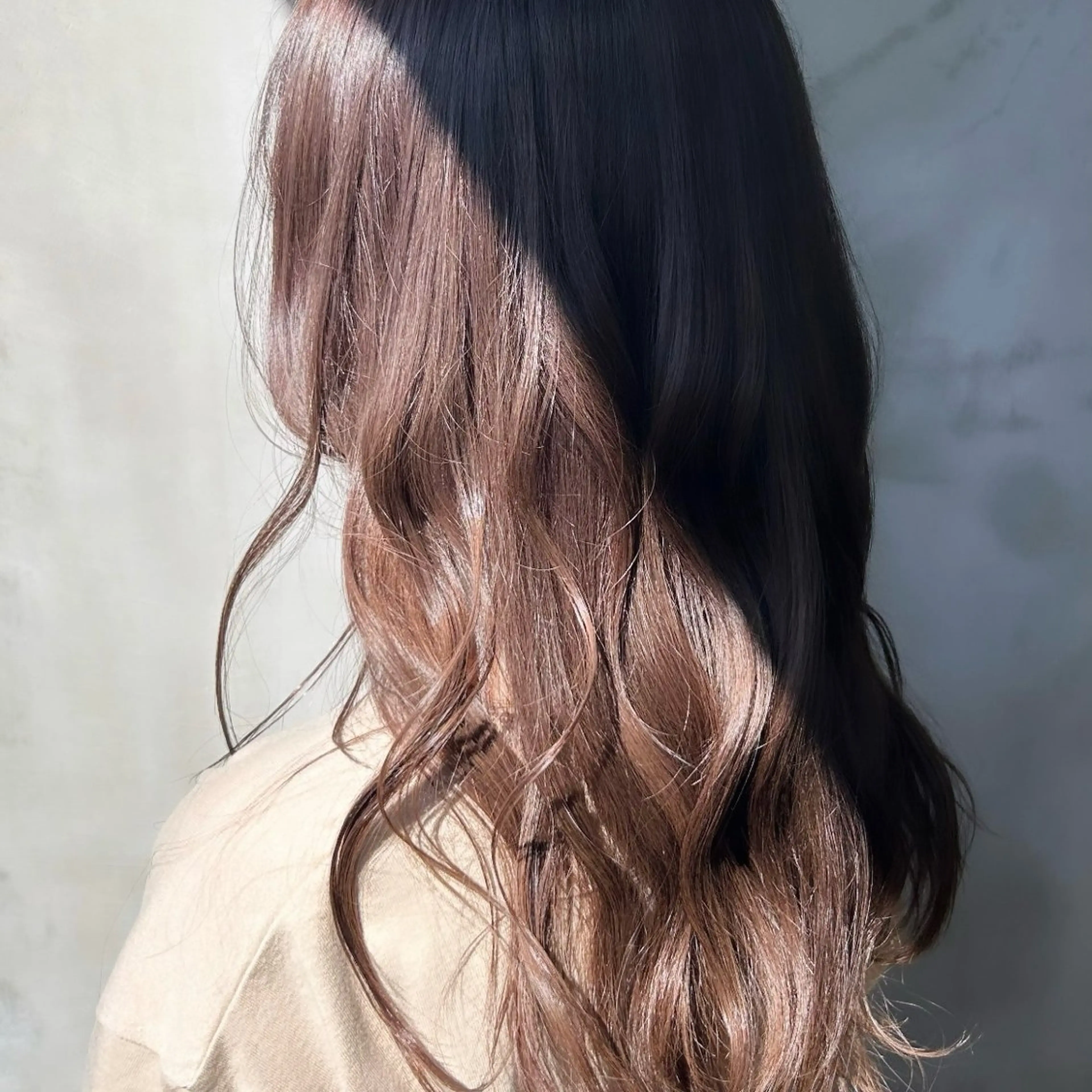 セミロング 前隈 のりかのヘアスタイル