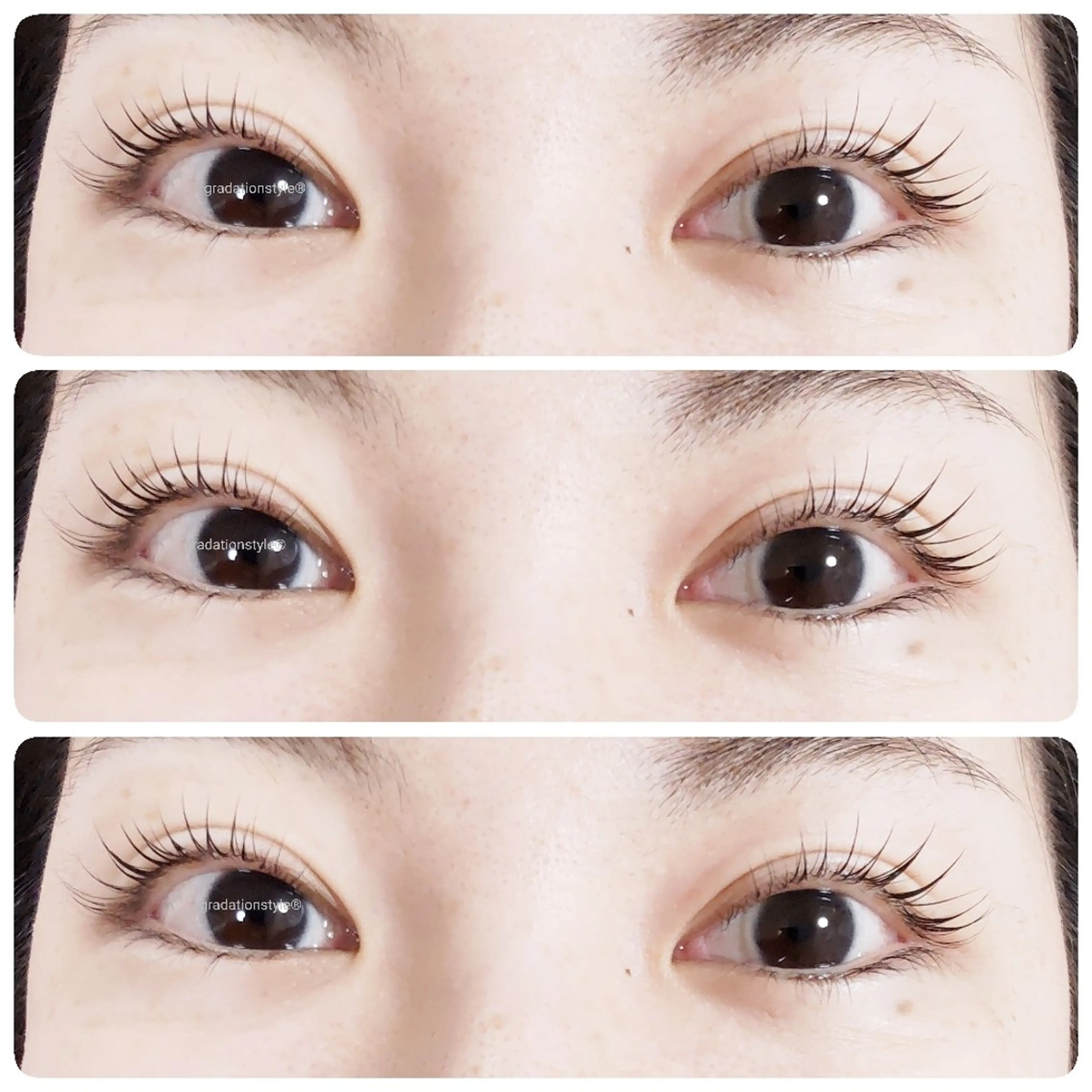 マツエク・マツパ 束感まつ毛 🎼グラデーション スタイル札幌♫*✧のマツエク・マツパデザイン