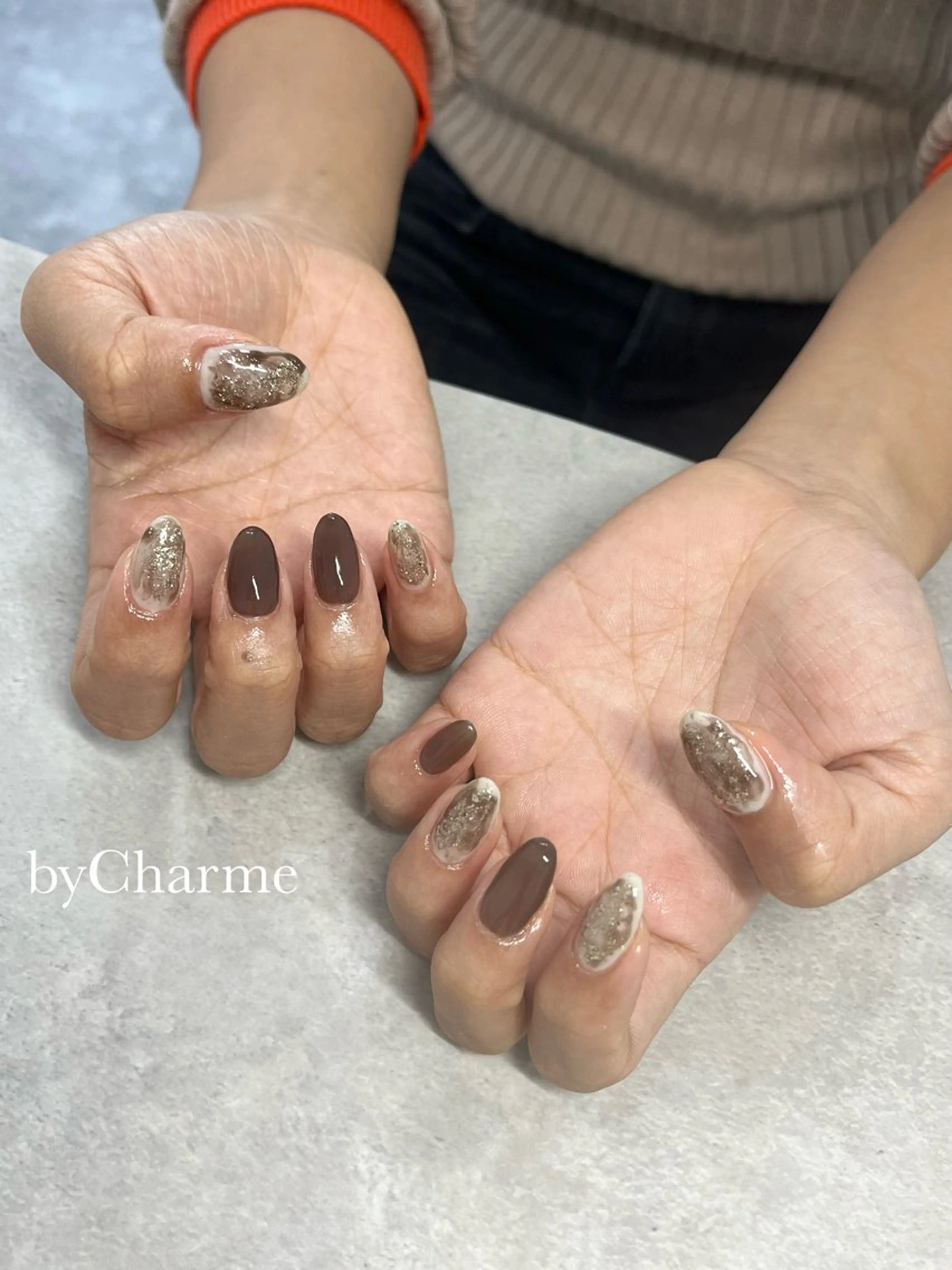 ネイル ニュアンスネイル Ray. byCharmeのネイルデザイン