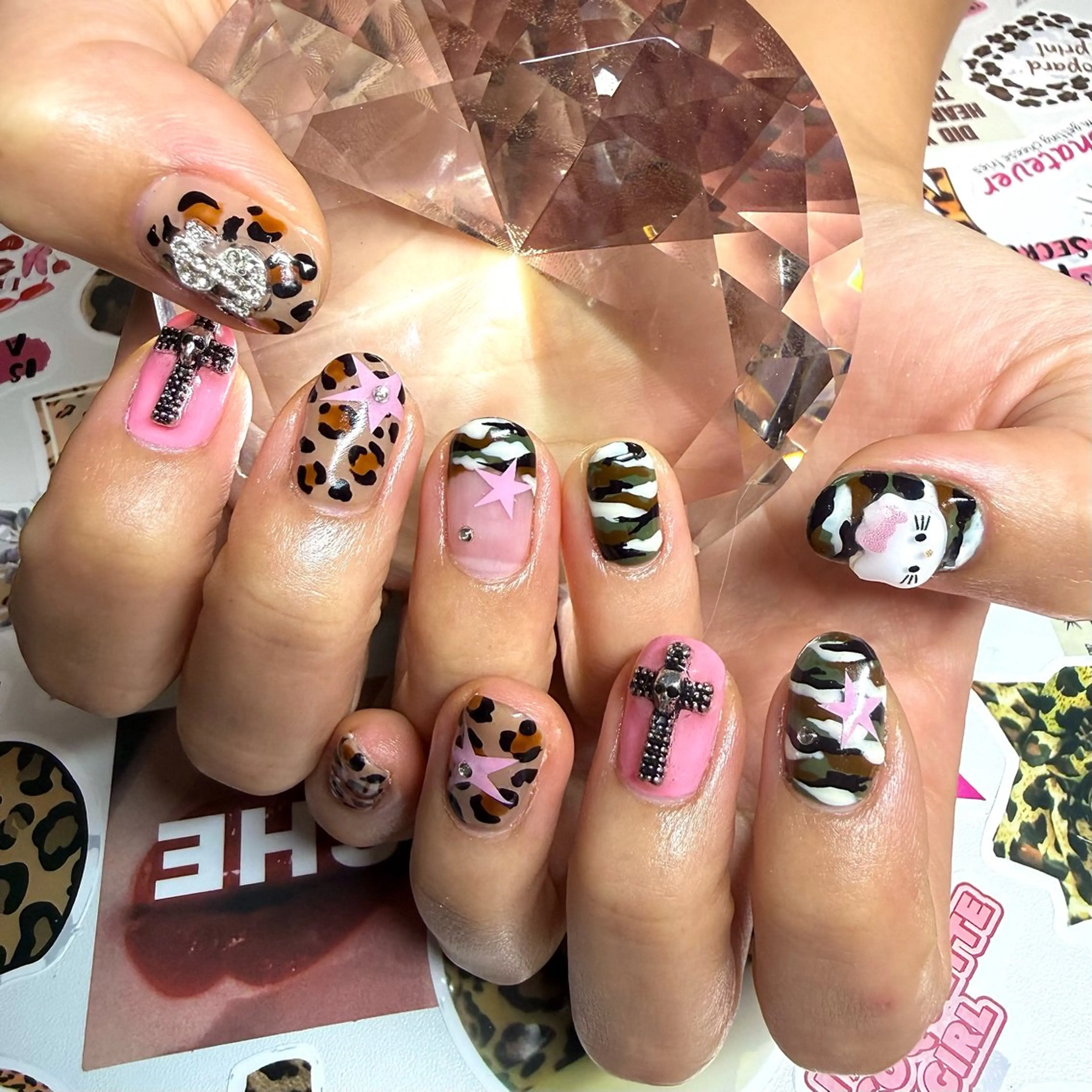 【オフなし】持ち込みデザイン 10本アート【事前連絡必須】の写真