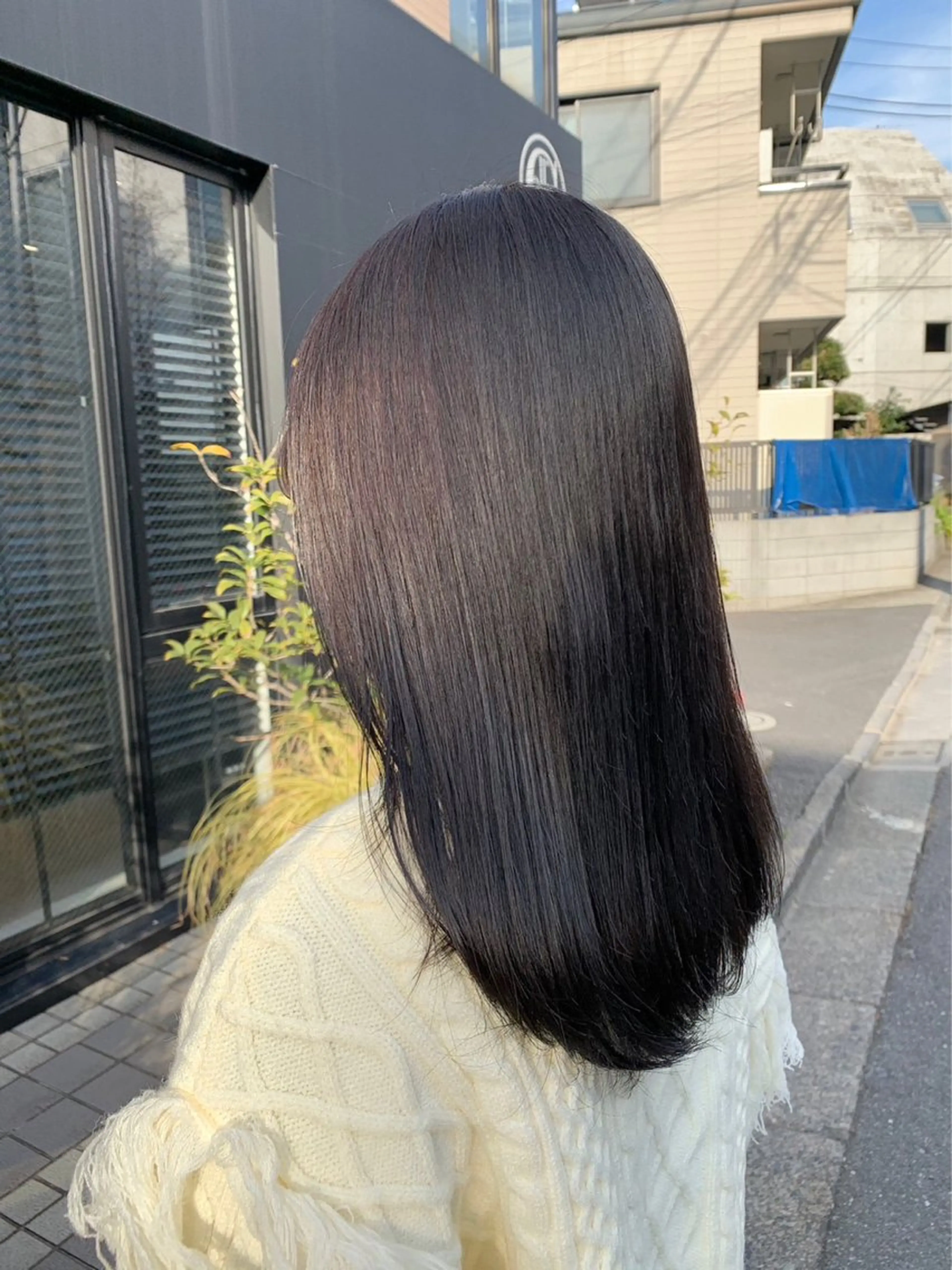 セミロング カラー 透明感カラー 🪞yuuのヘアスタイル