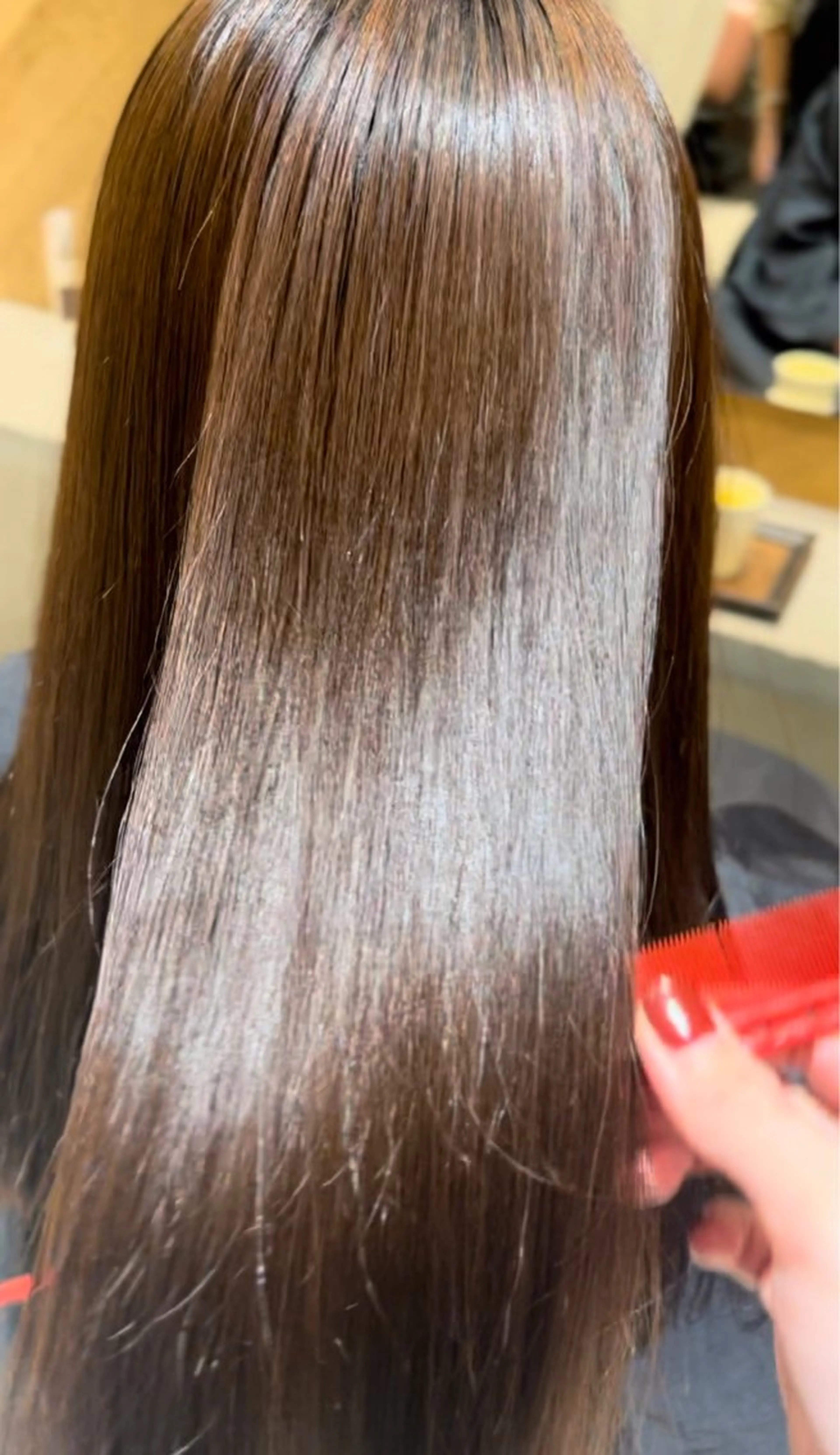 ロング パーマ 縮毛矯正 kingdom青山店所属・kingdom青山店 小宮愛理のヘアスタイル