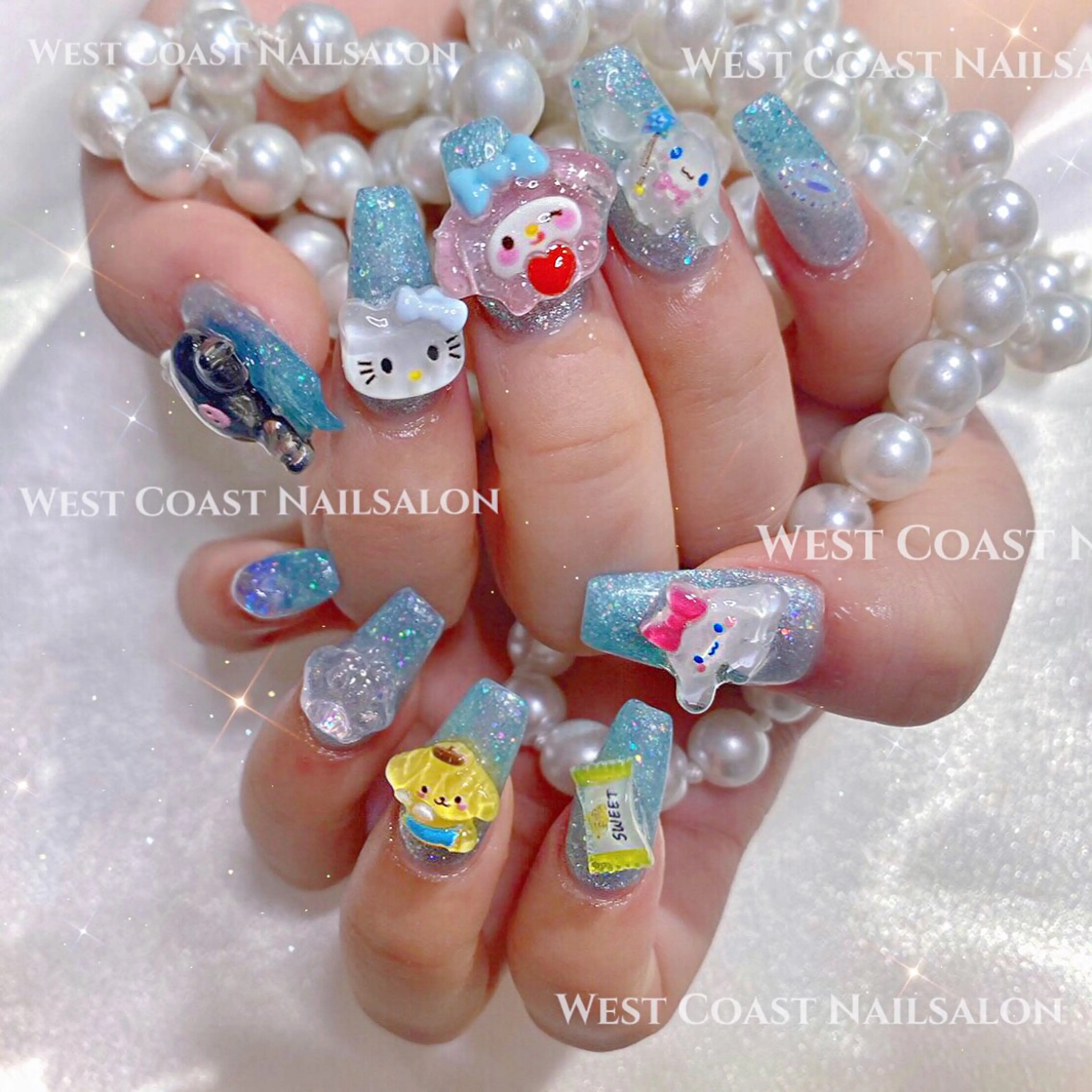 ネイル west coast スカルプ専門店のネイルデザイン