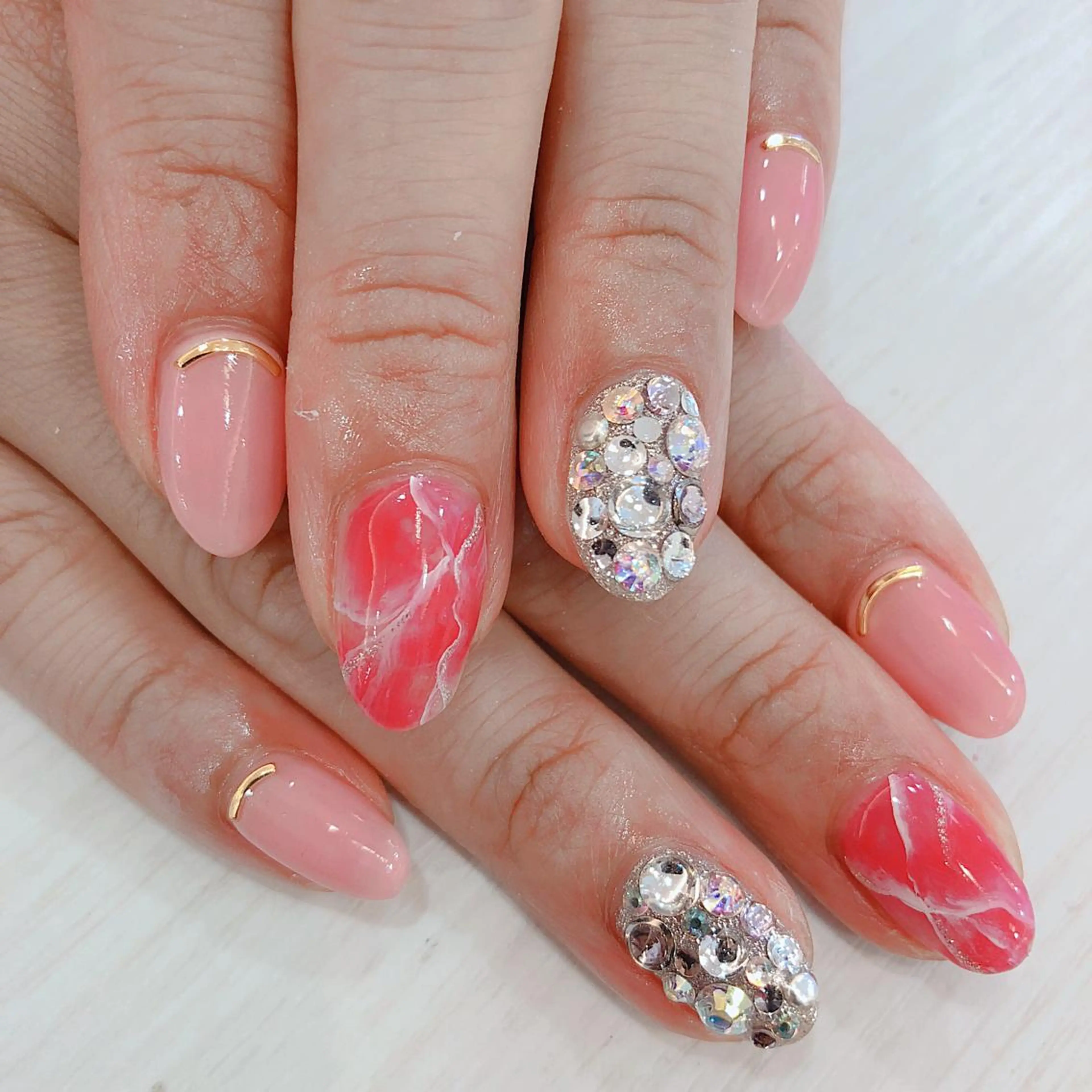 ネイル 大理石ネイル(マーブル) Nail salon  Stella所属・Nail salon Stellaのネイルデザイン