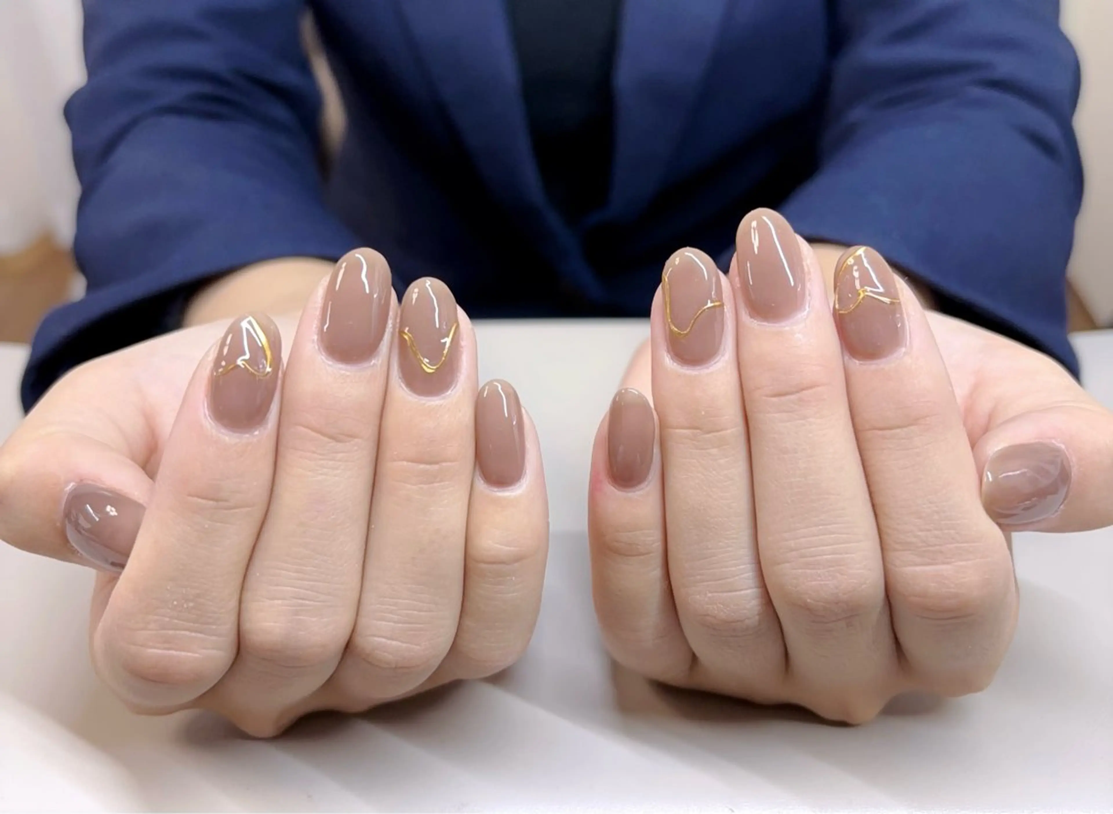 ネイル シンプルネイル 春ネイル ハンドネイル e llaのネイルデザイン