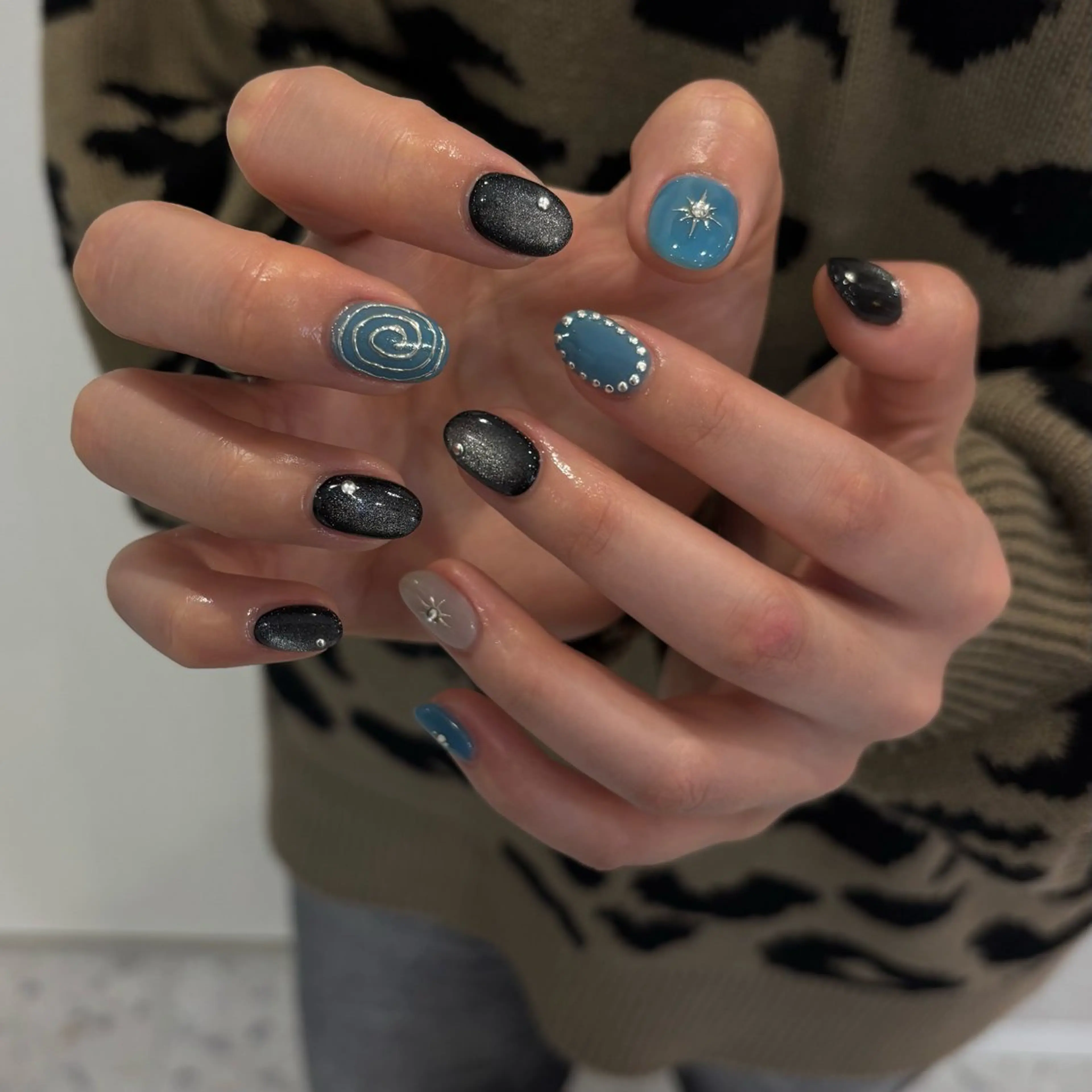 ネイル ハンドネイル 個性派ニュアンス ネイル Nao.のネイルデザイン