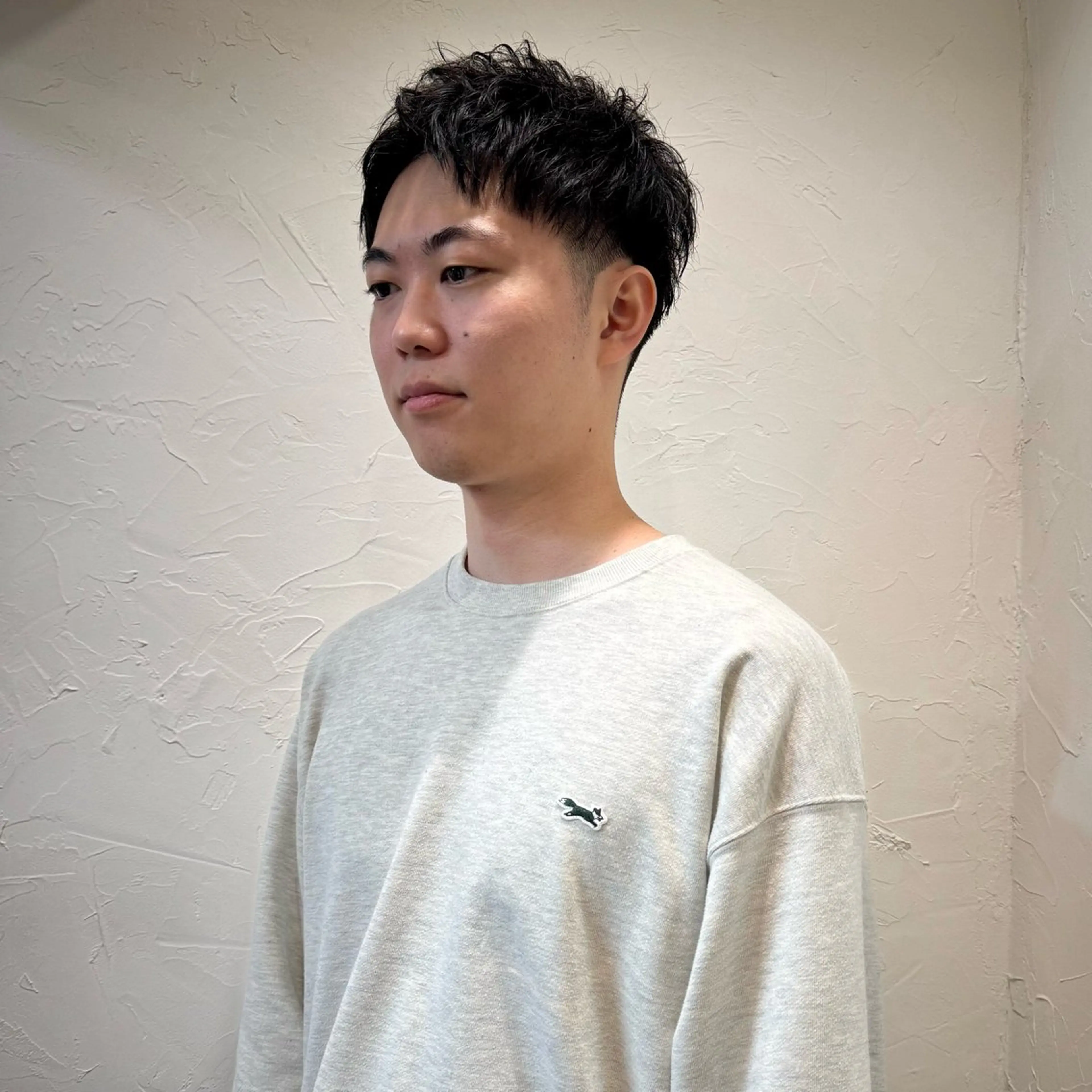 ショート メンズ アップバング メンズ就活ヘア メンズパーマ メンズショート スパイキーショート カット ヘアセット 【池袋/スパイキー ショート】ⓝⓘⓜⓤのヘアスタイル