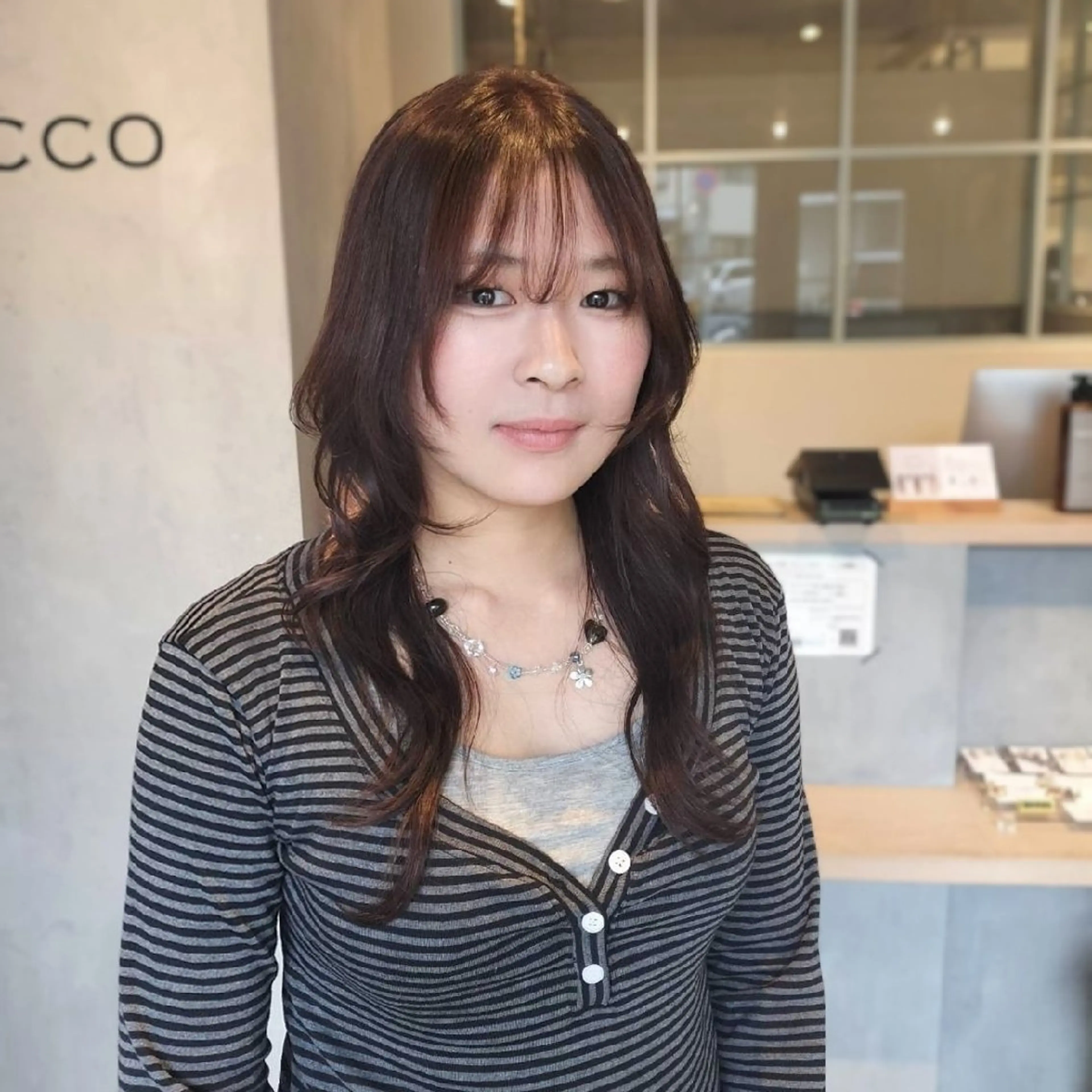 ロング カラー ROCCO ひなこのヘアスタイル