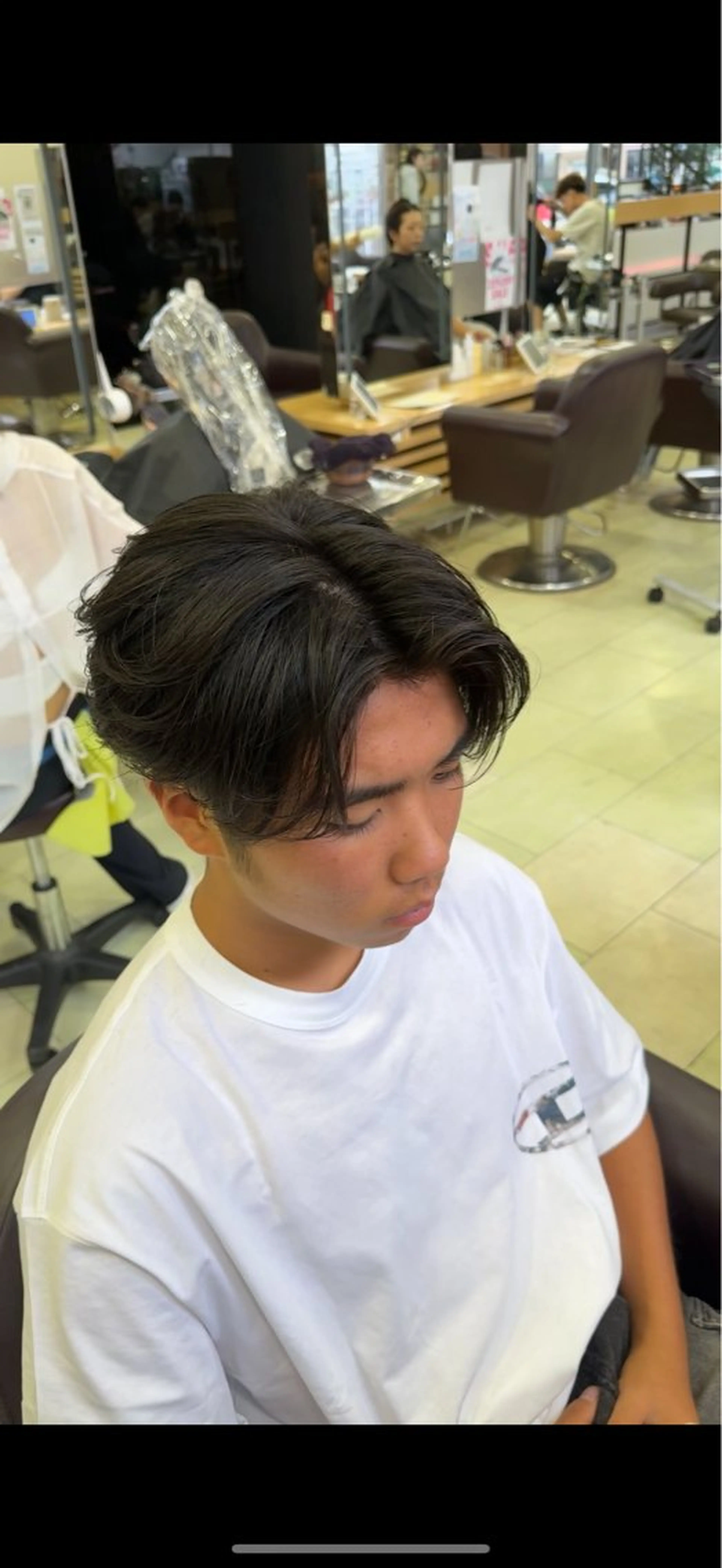 【U24‼️】メンズセンターパート⛓️✨✨の写真
