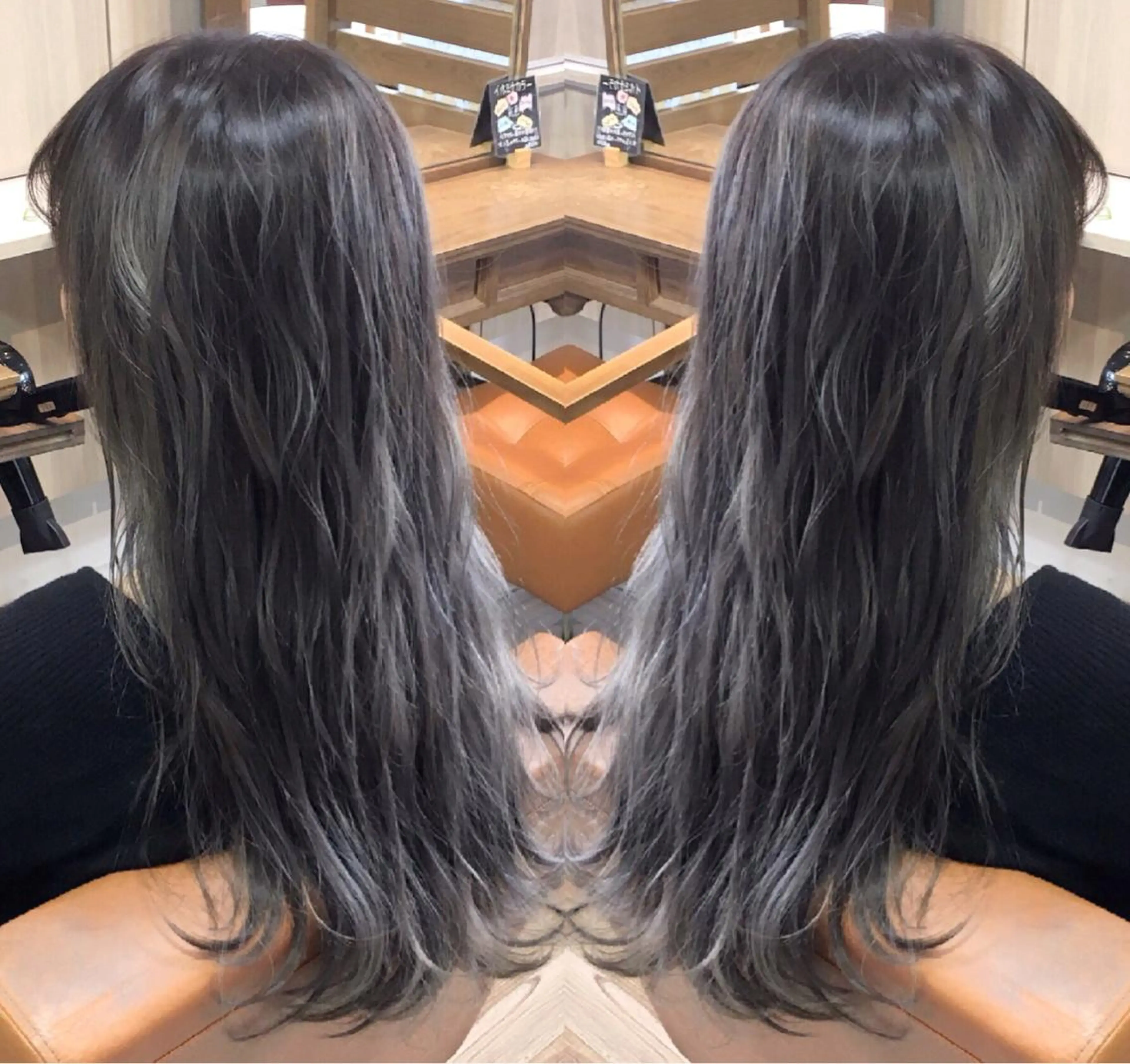 ロング 外国人風カラー レイヤーカット ヘアカラー トリートメント ヘアセット ❤️千葉県代表❤️ 店長❤️柿本翔一朗のヘアスタイル