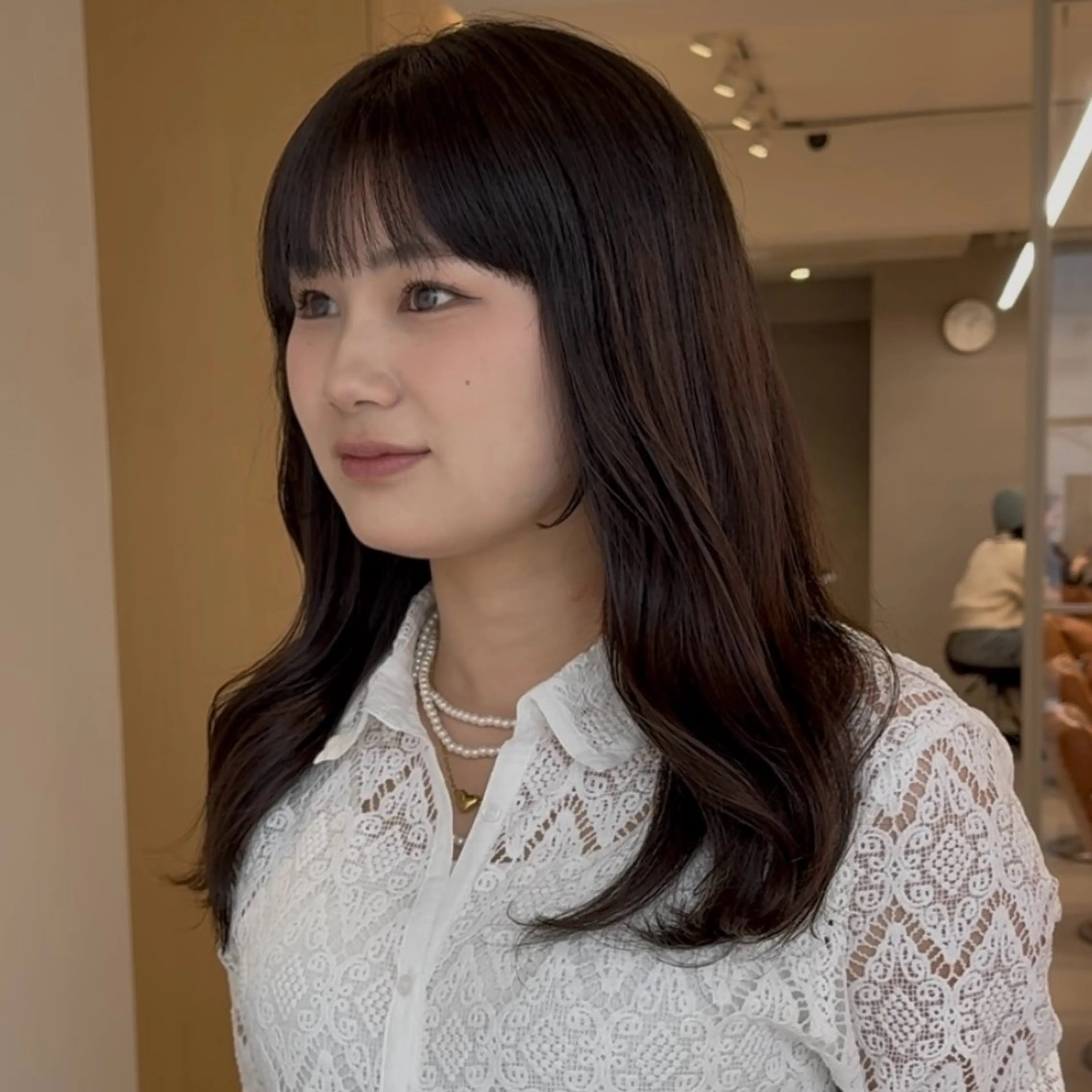 ミディアム カラー カット ヘアカラー トリートメント noa/ 渋谷のヘアスタイル