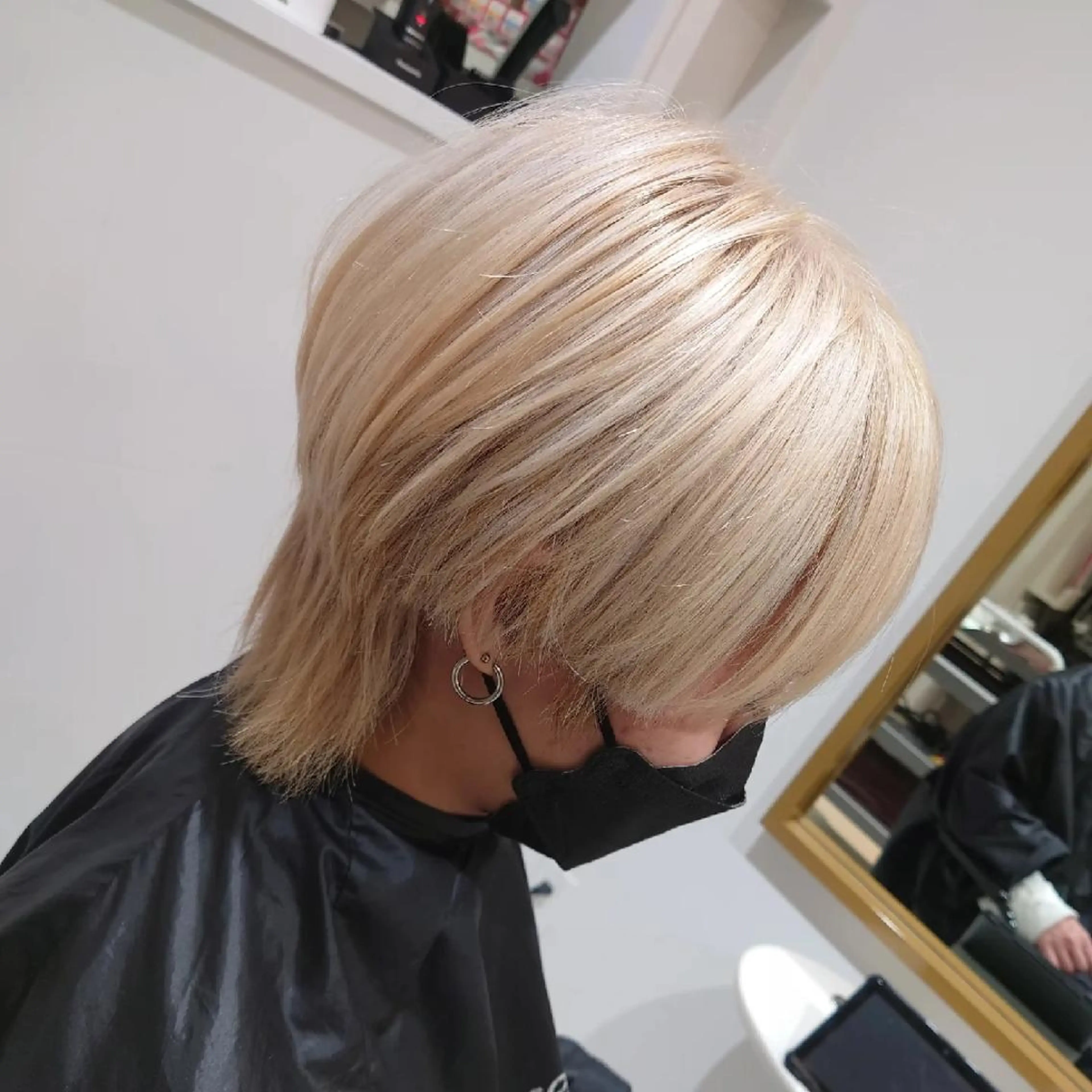 メンズ ショート カラー ブロンド ホワイトブロンド 新潟ハイトーンカラー NO.1✨ 小川 巧のヘアスタイル