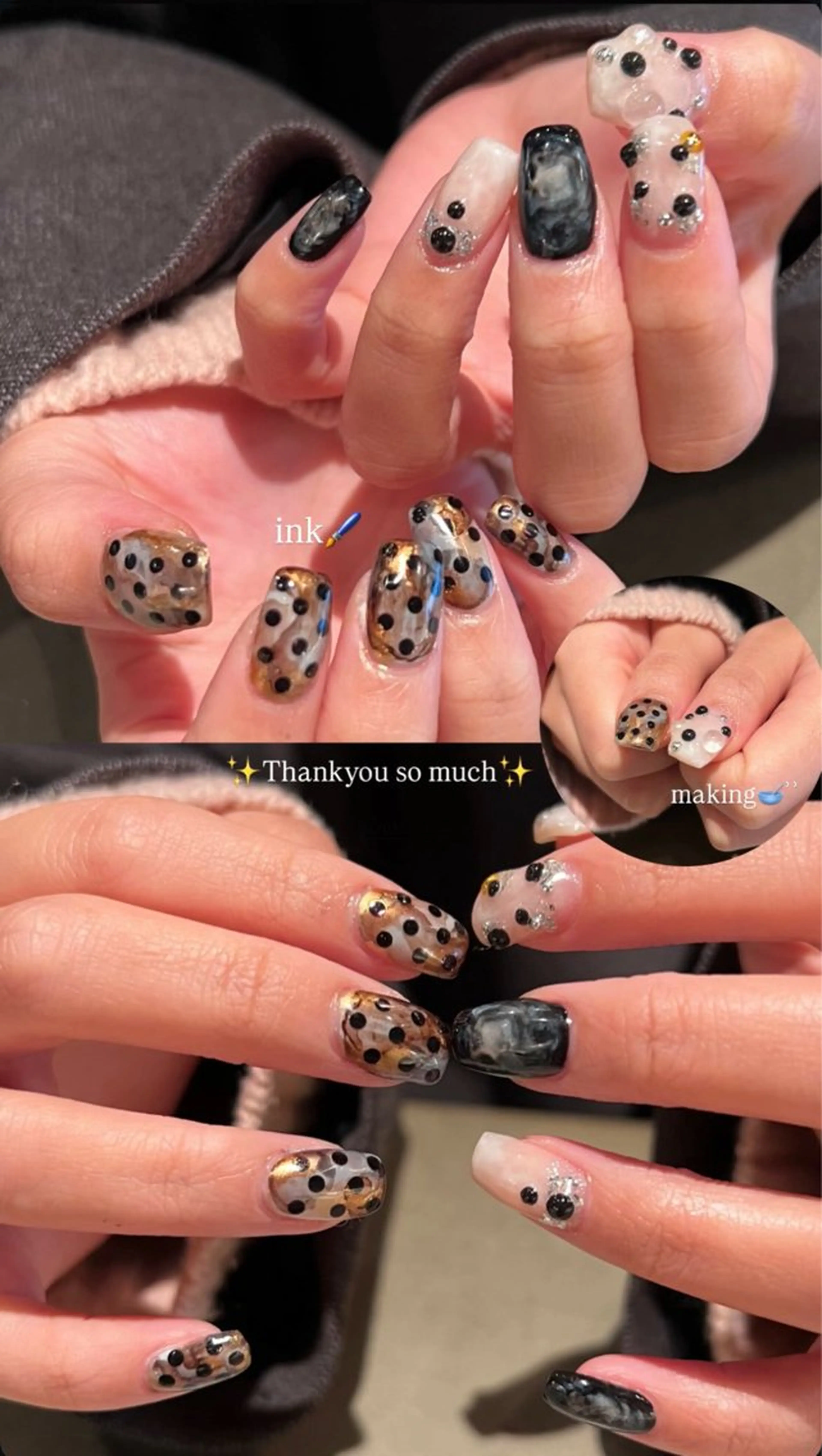 ネイル アートネイル ハンドネイル ウエチ ノリカ🐸のネイルデザイン