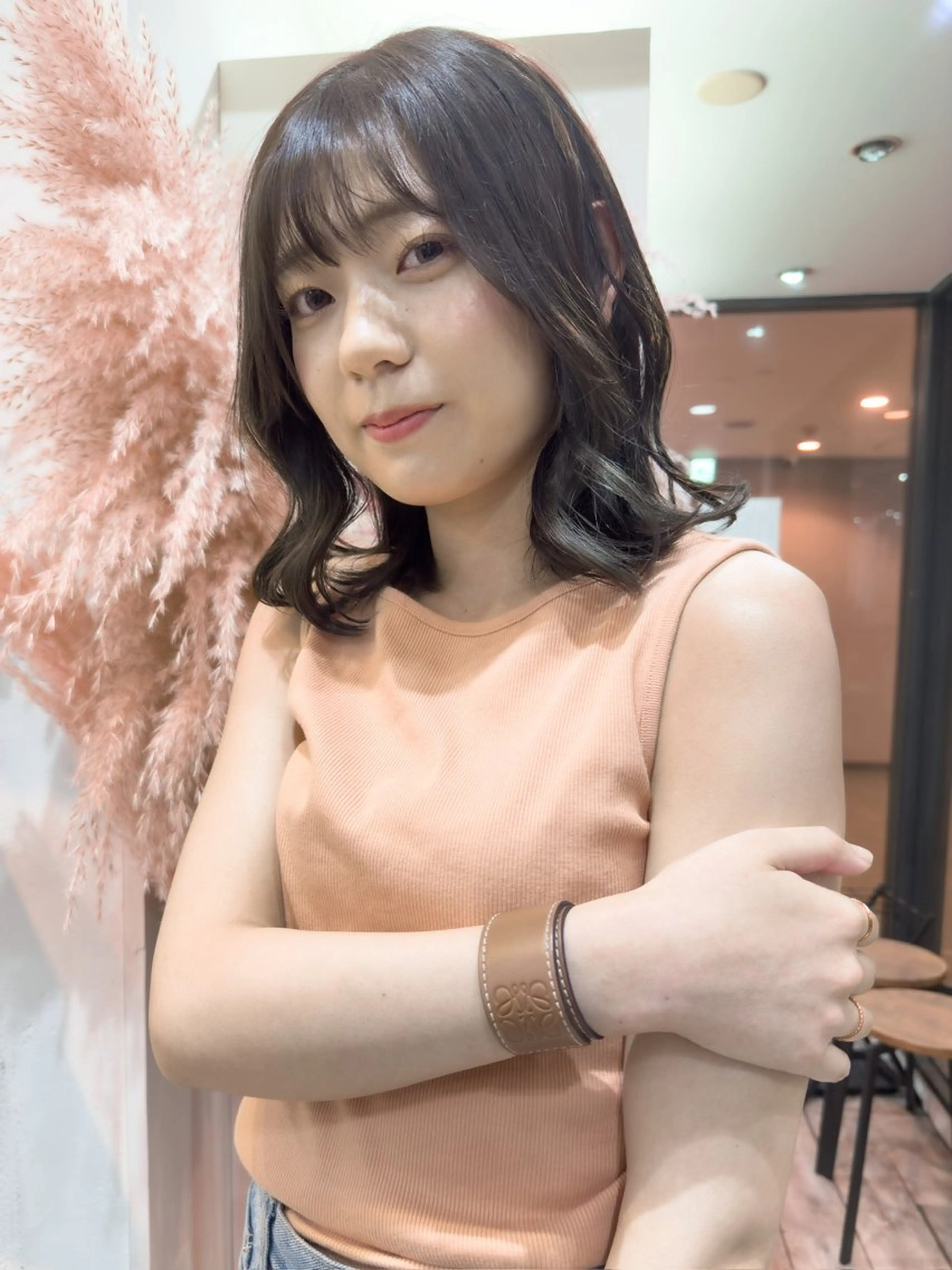 ミディアム カット ヘアカラー Selene 難波店　HIROKIのヘアスタイル