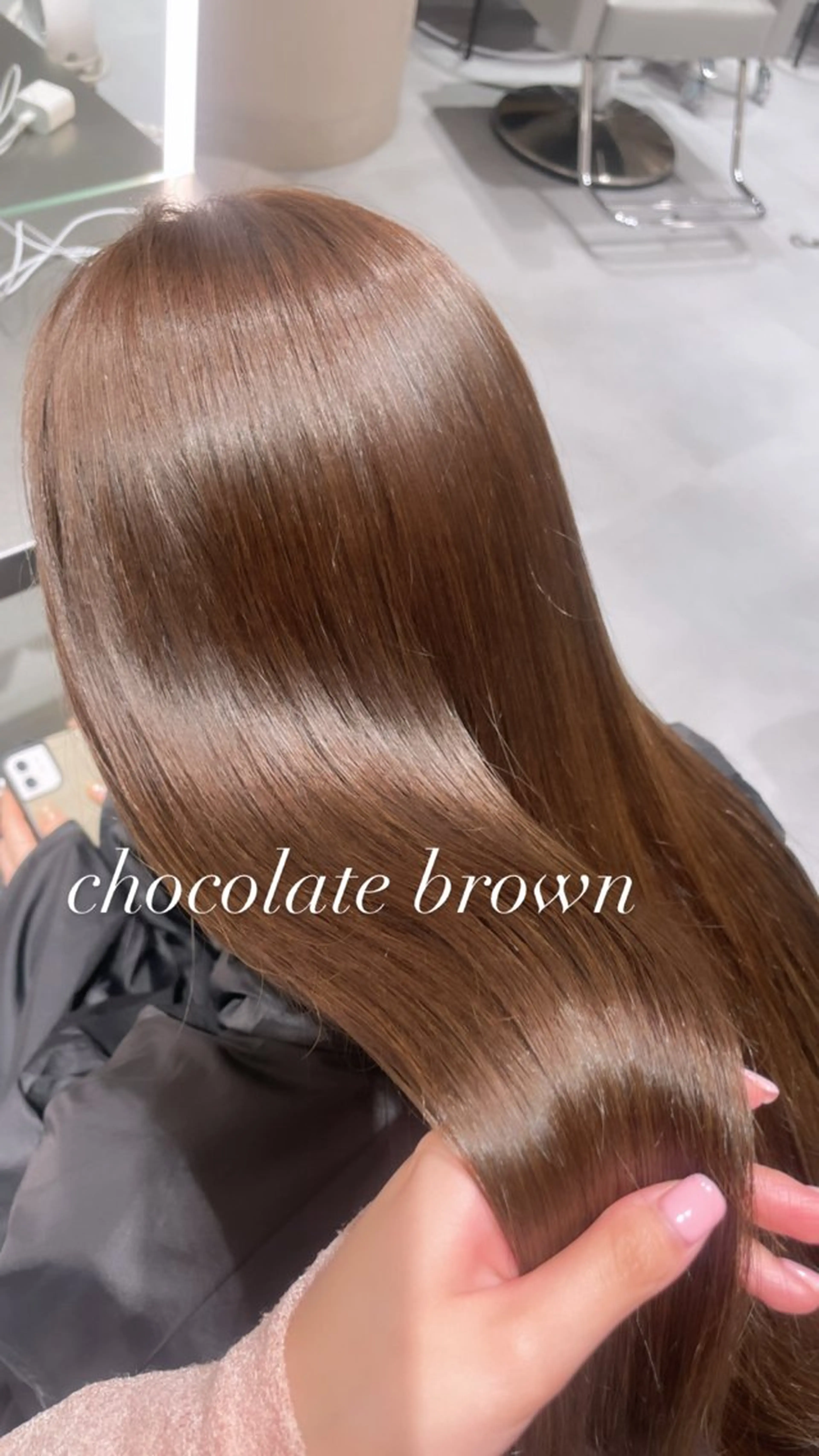 ロング 横岡 亜香里のヘアスタイル