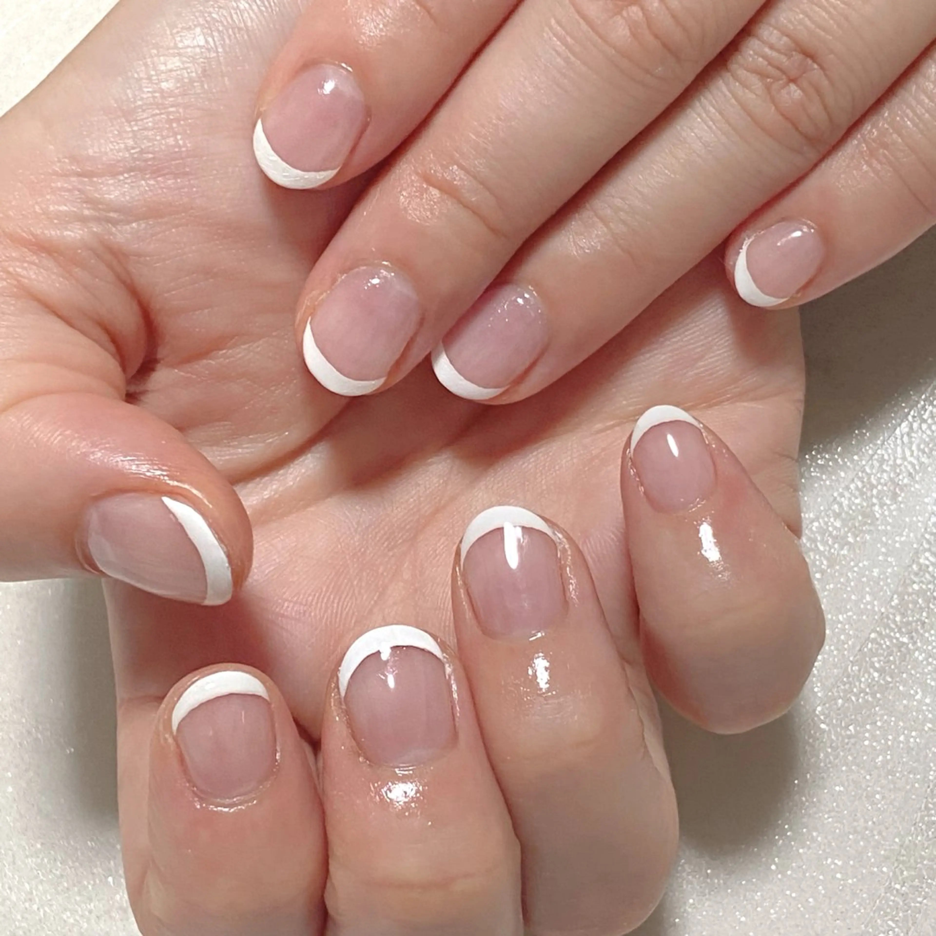 ネイル フレンチネイル ショートネイル nail salon MARuのネイルデザイン
