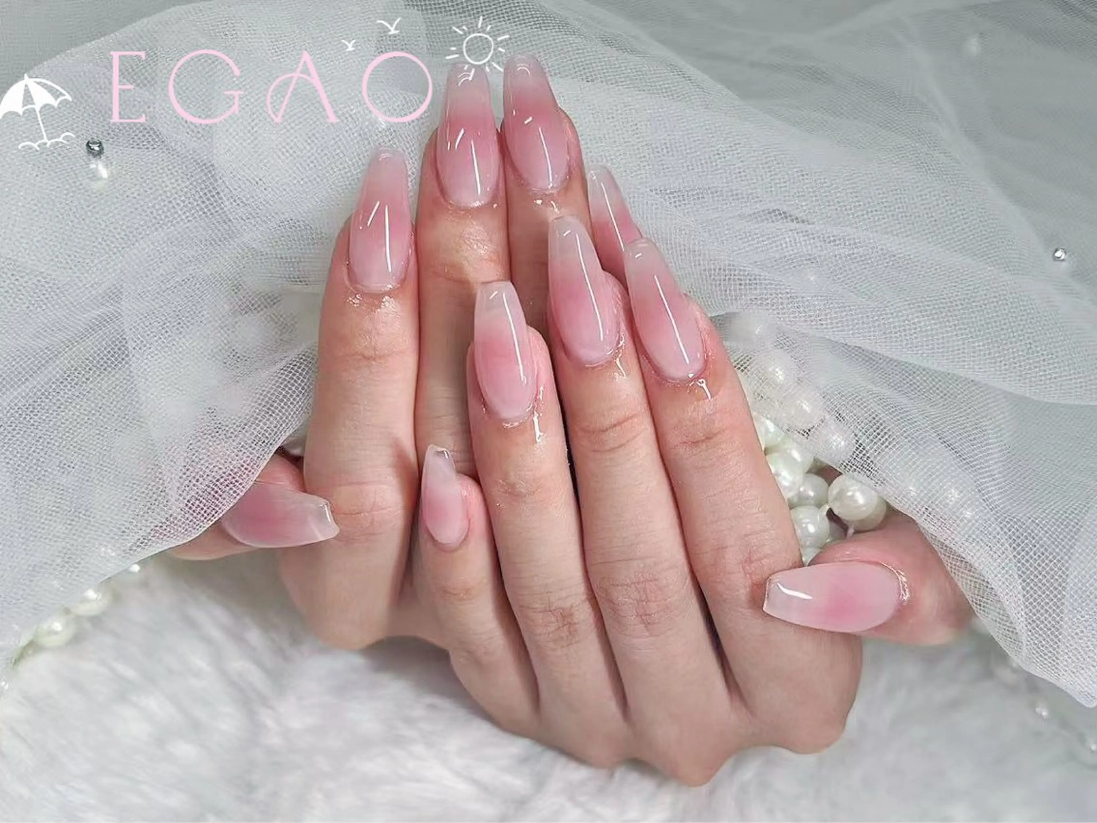 ネイル アートネイル フットネイル フレンチネイル ジェルネイル グラデーション ハンドネイル Egao Nail Salonのネイルデザイン