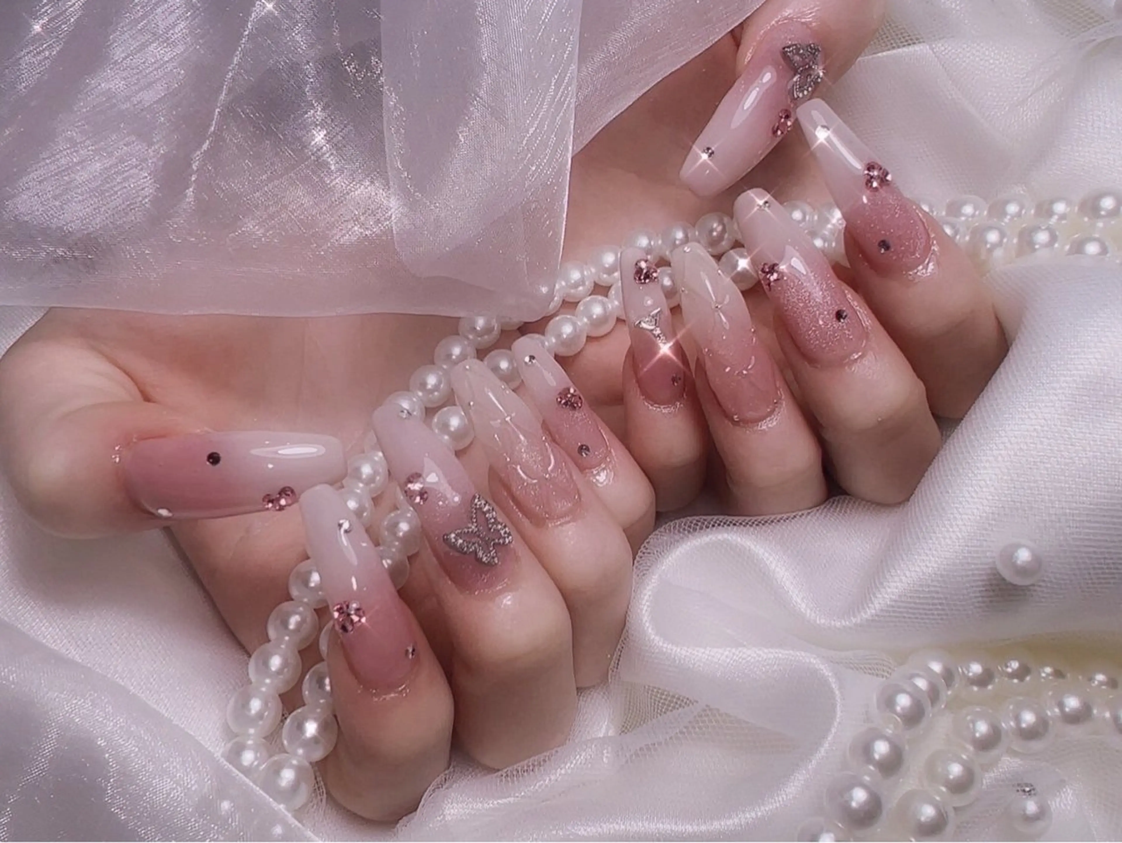 ⚪︎10本ロング⚪︎アート&パーツやり放題⚪︎オフなしの写真