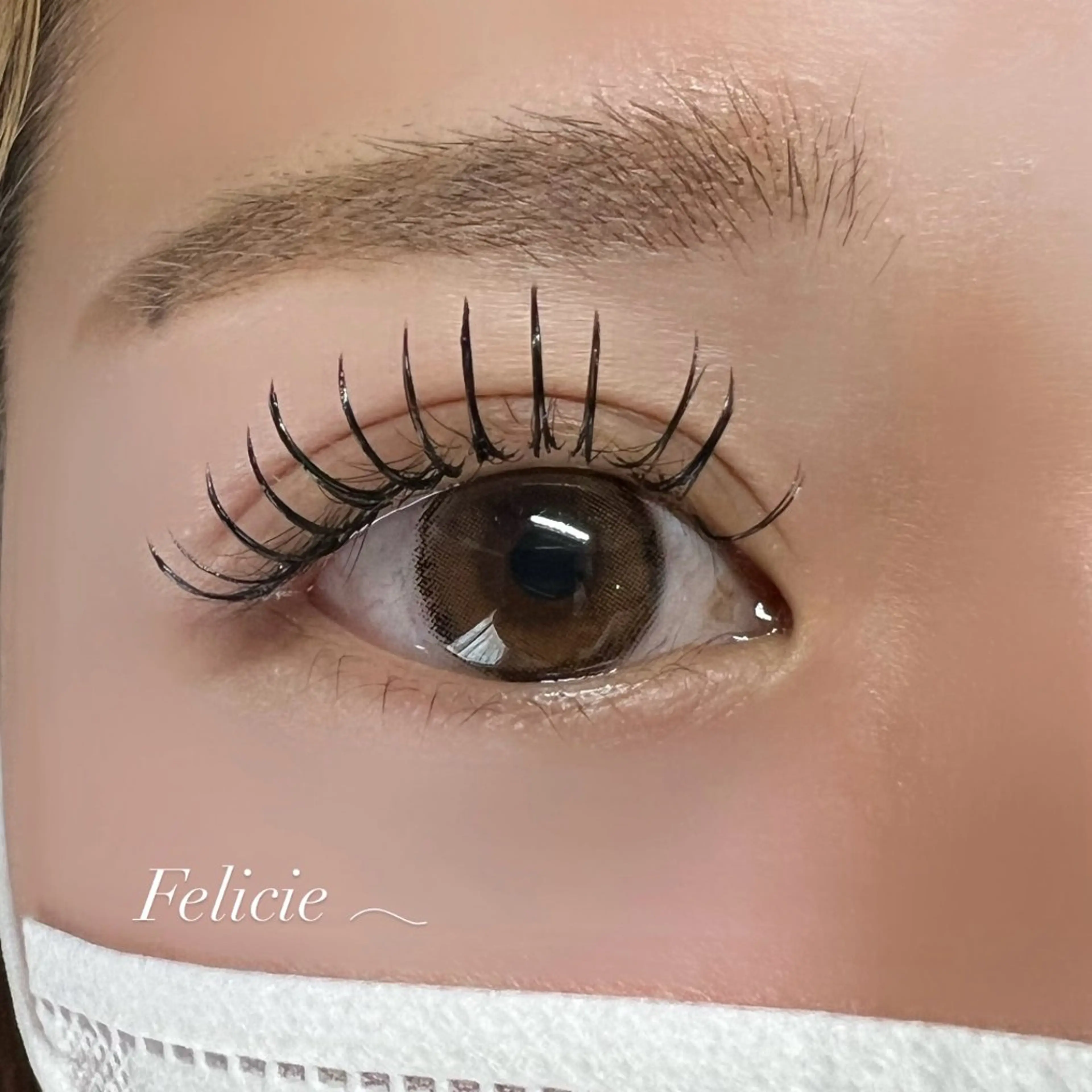 マツエク・マツパ バインドロック マツエク Felicie＊ Sayakaのマツエク・マツパデザイン
