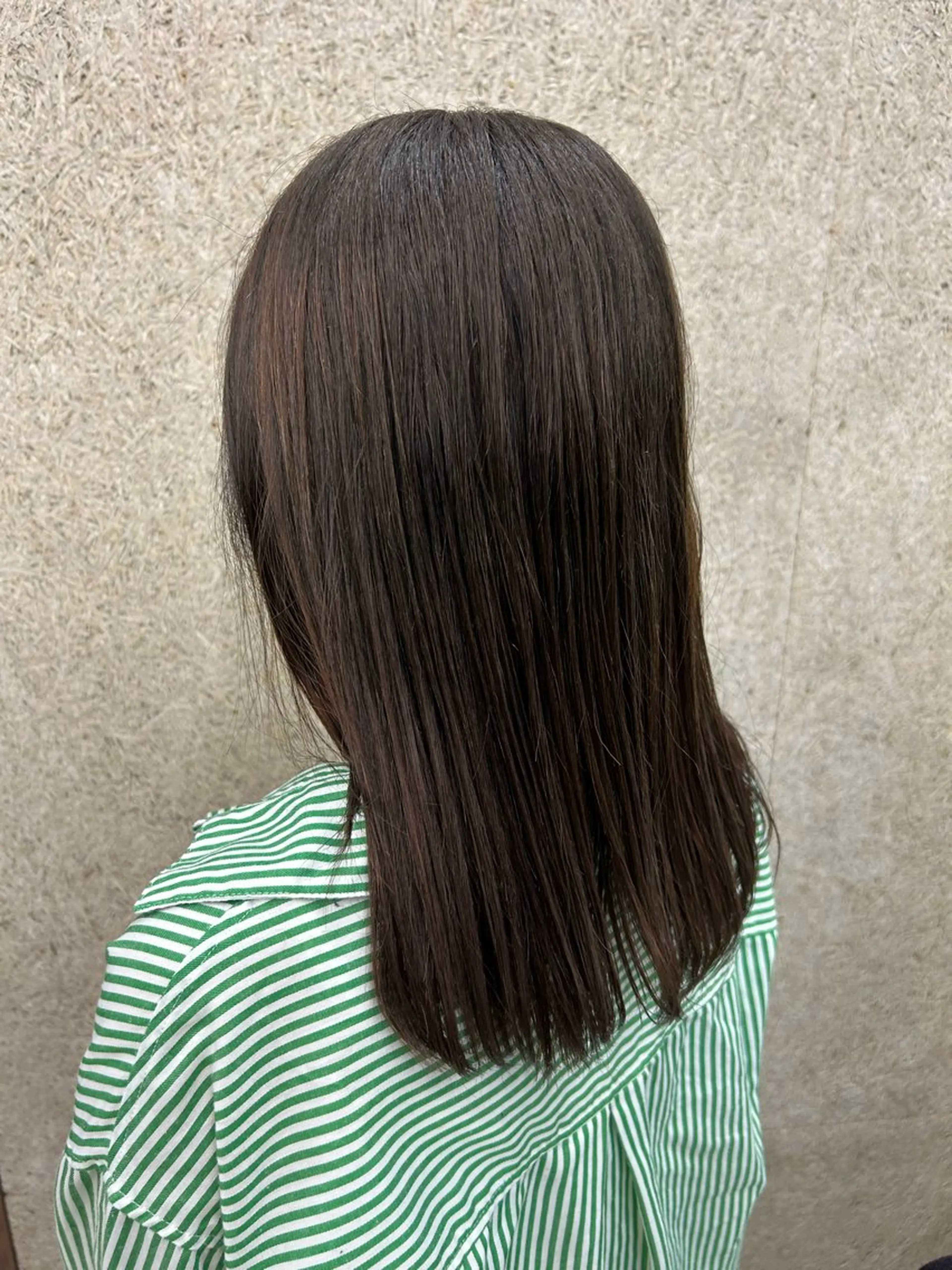 カラー ブラウンカラー オリーブブラウン オレンジ オリーブ/ ナカミネアキナのヘアスタイル