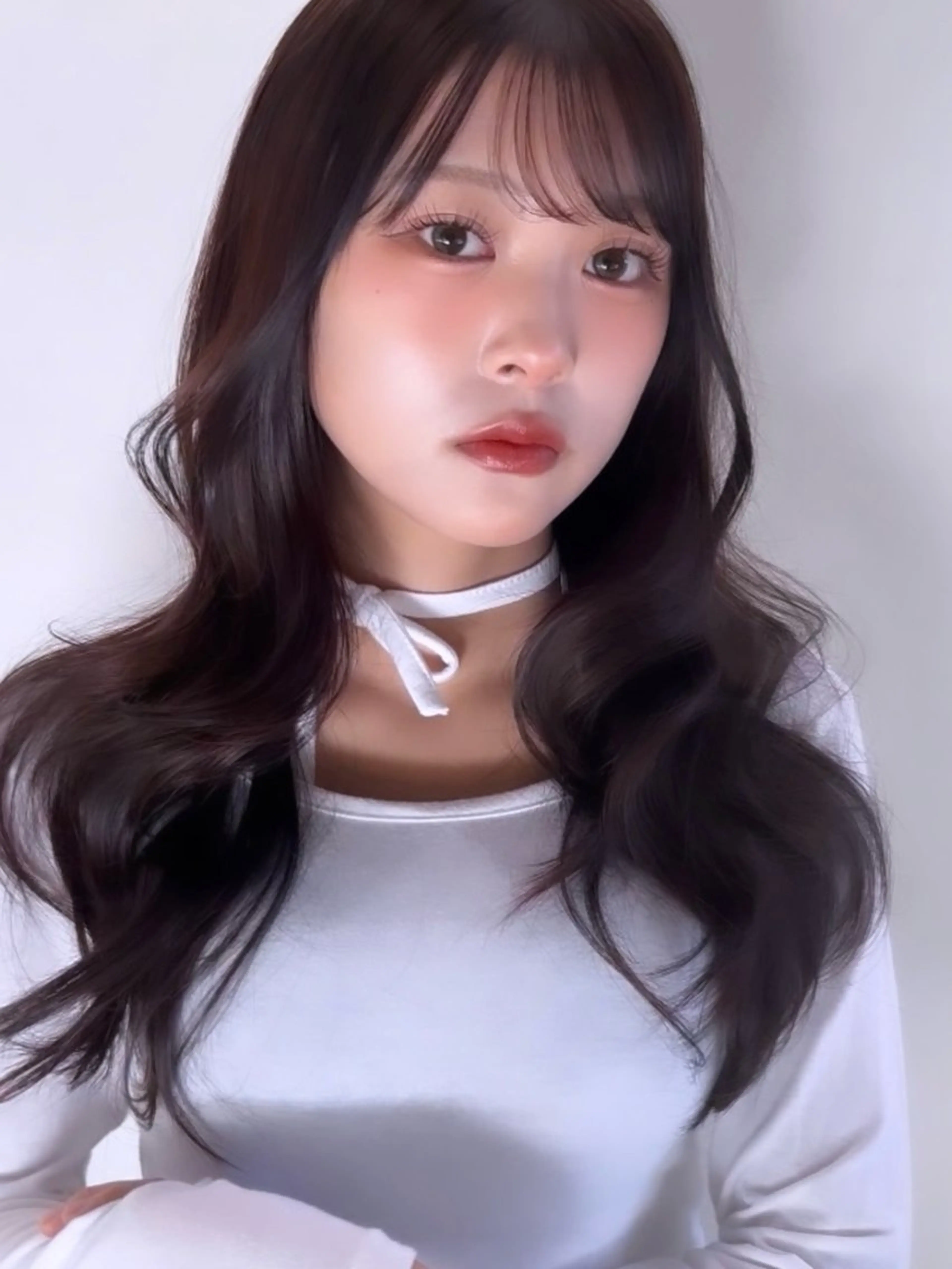 ロング カット ヘアカラー トリートメント 剣持友希/高崎 ifh iizukaのヘアスタイル