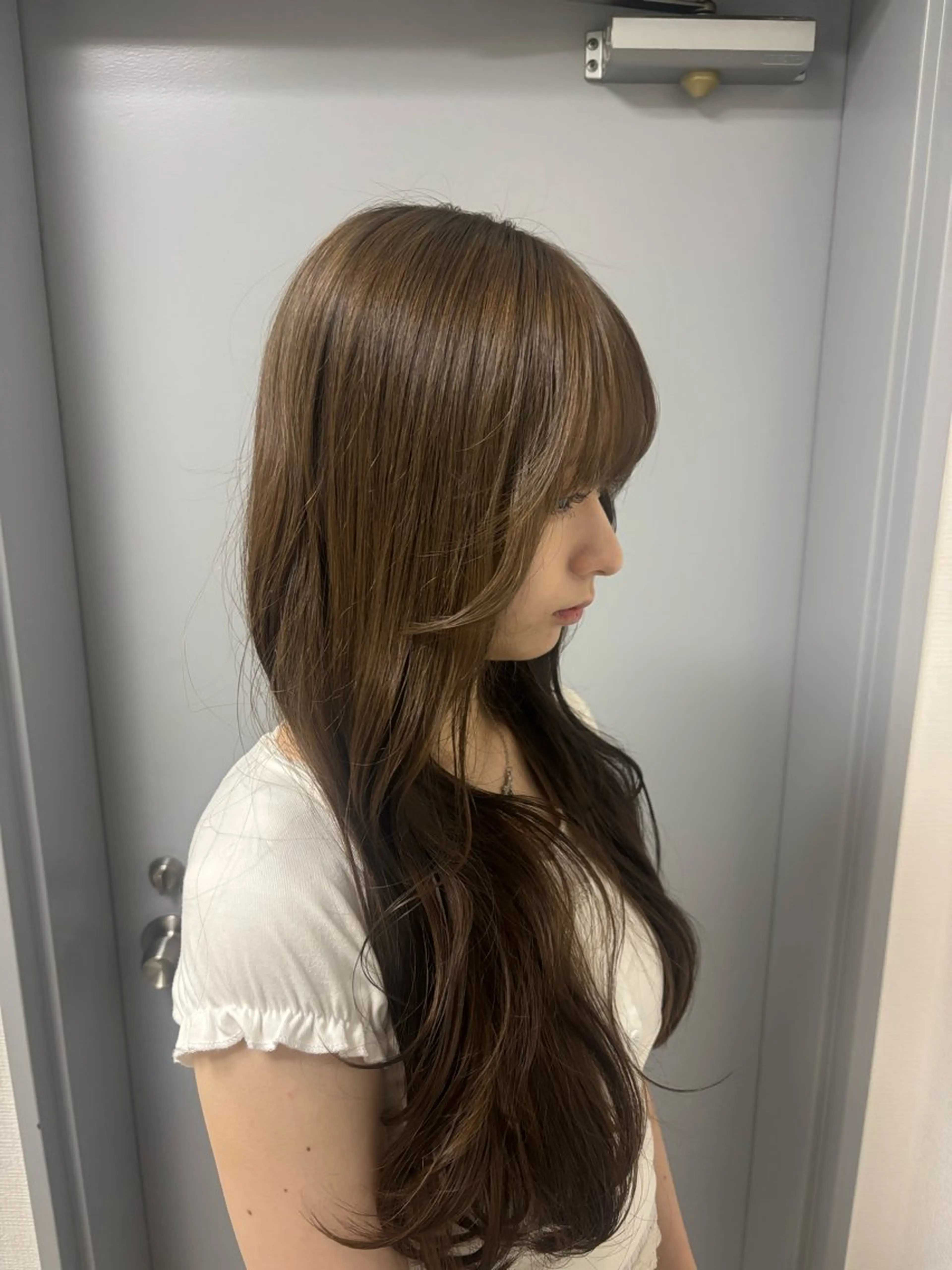 ロング ヘアカラー トリートメント 似合わせcolor ʀɪɴᴏ🎶🪽のヘアスタイル