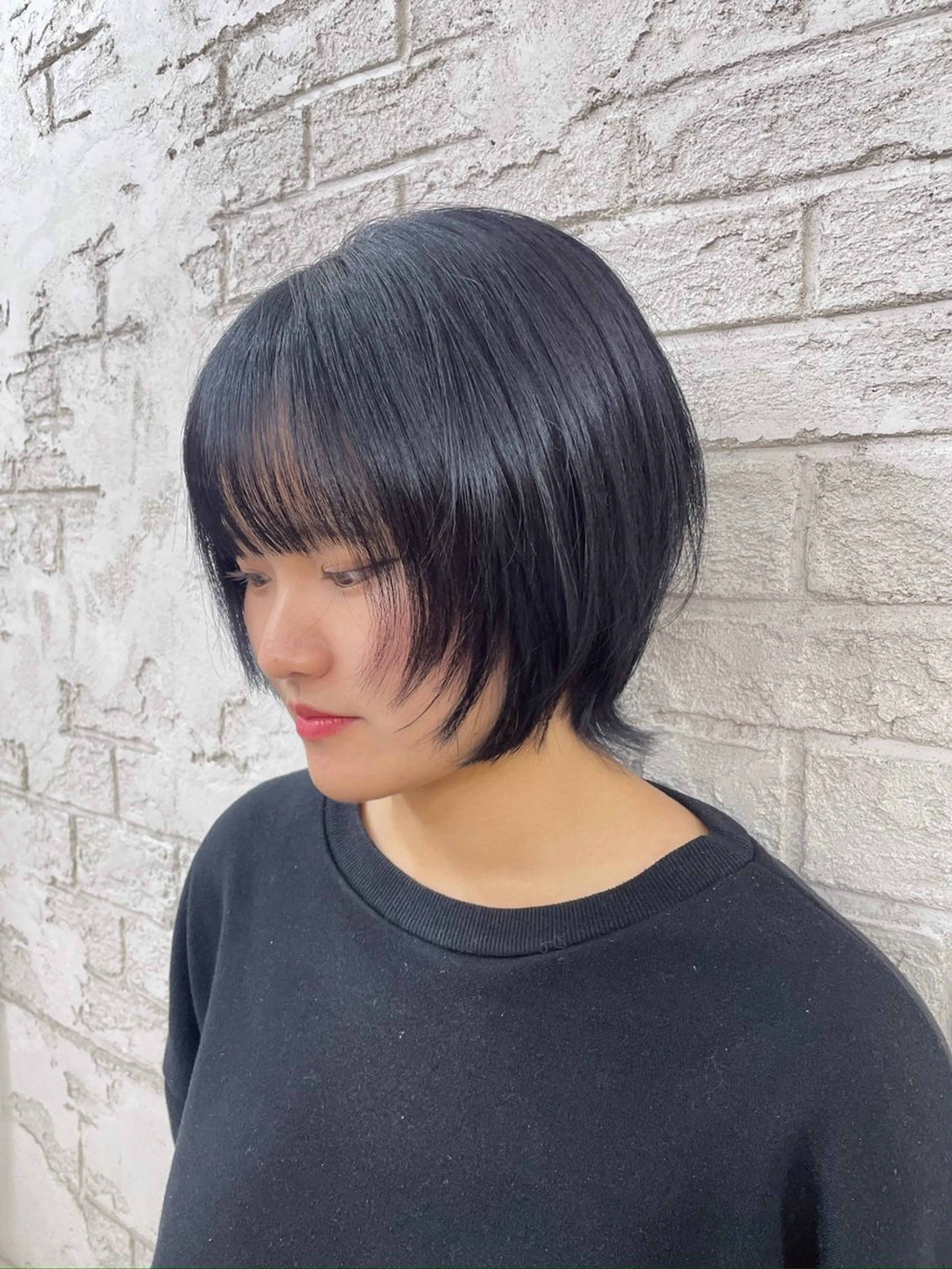 【🩵ショートボブカット🩵シャンプー＋トリートメント付き（3cm以上切らせていただける方）〈平日20:30~〉の写真