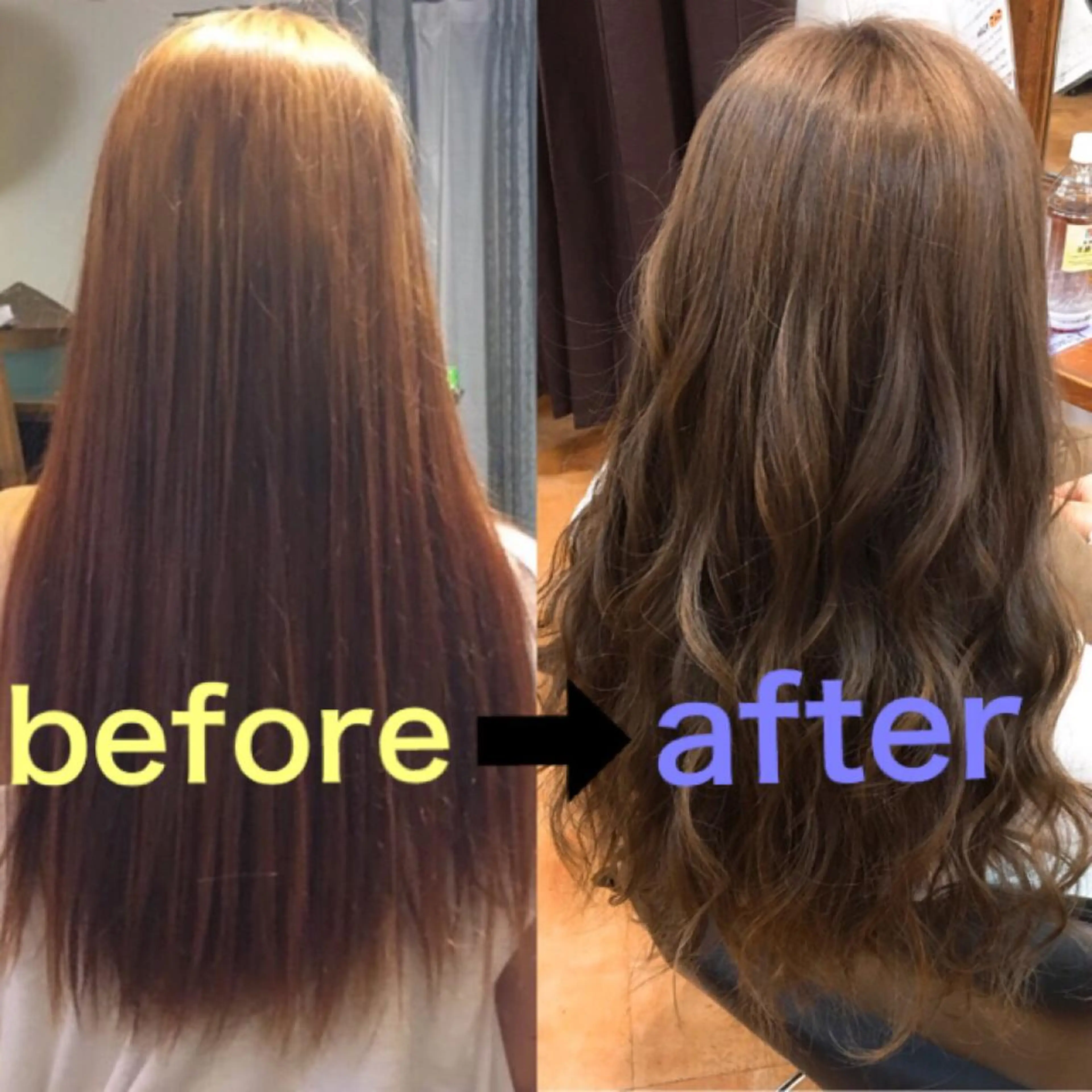 ロング ヘアカラー トリートメント LOCO Ko-kiのヘアスタイル