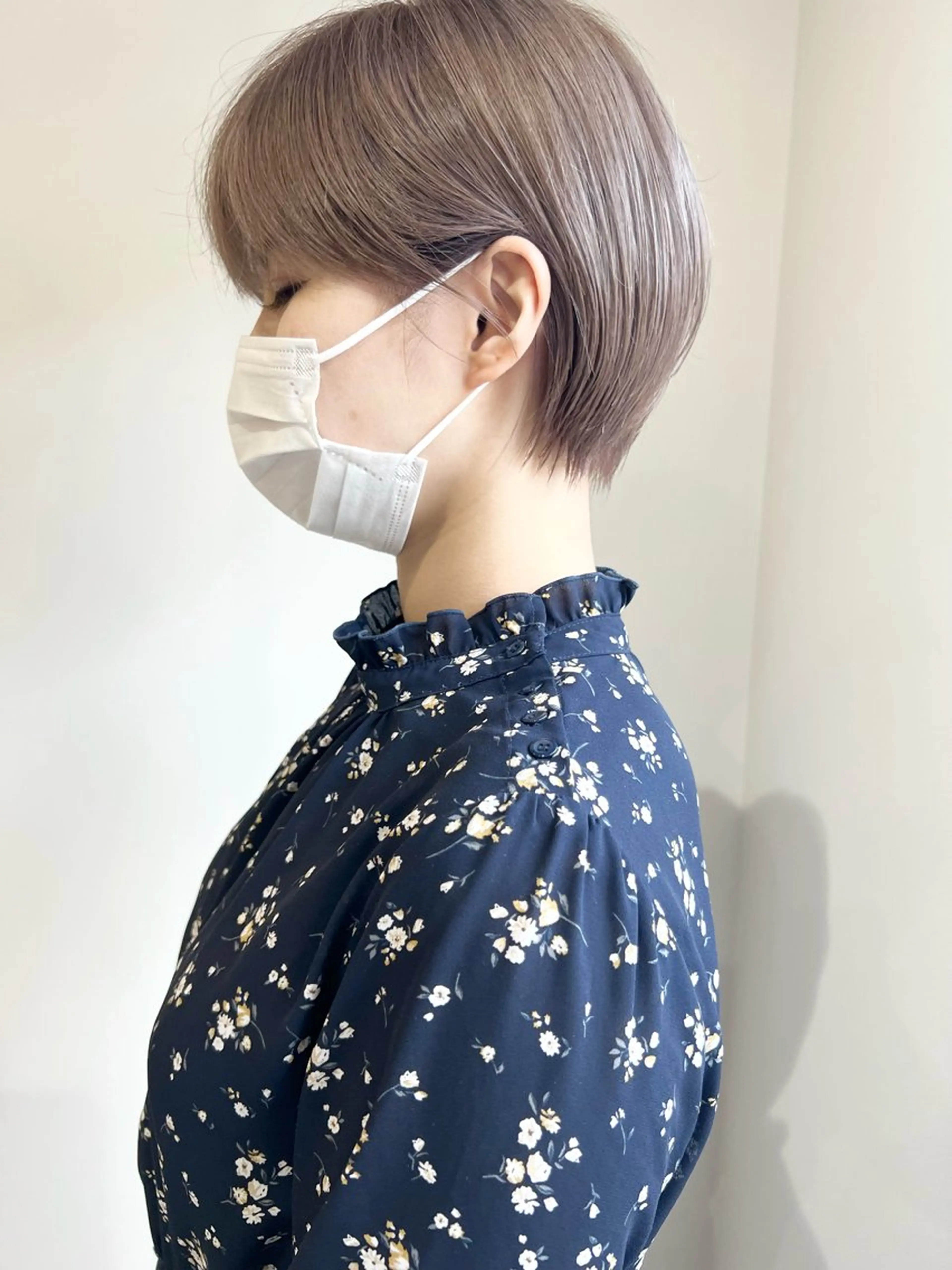 ショート ボブ 髪質改善 韓国風ヘア レイヤーカット ショートヘア suii..hair designブリーチのヘアスタイル