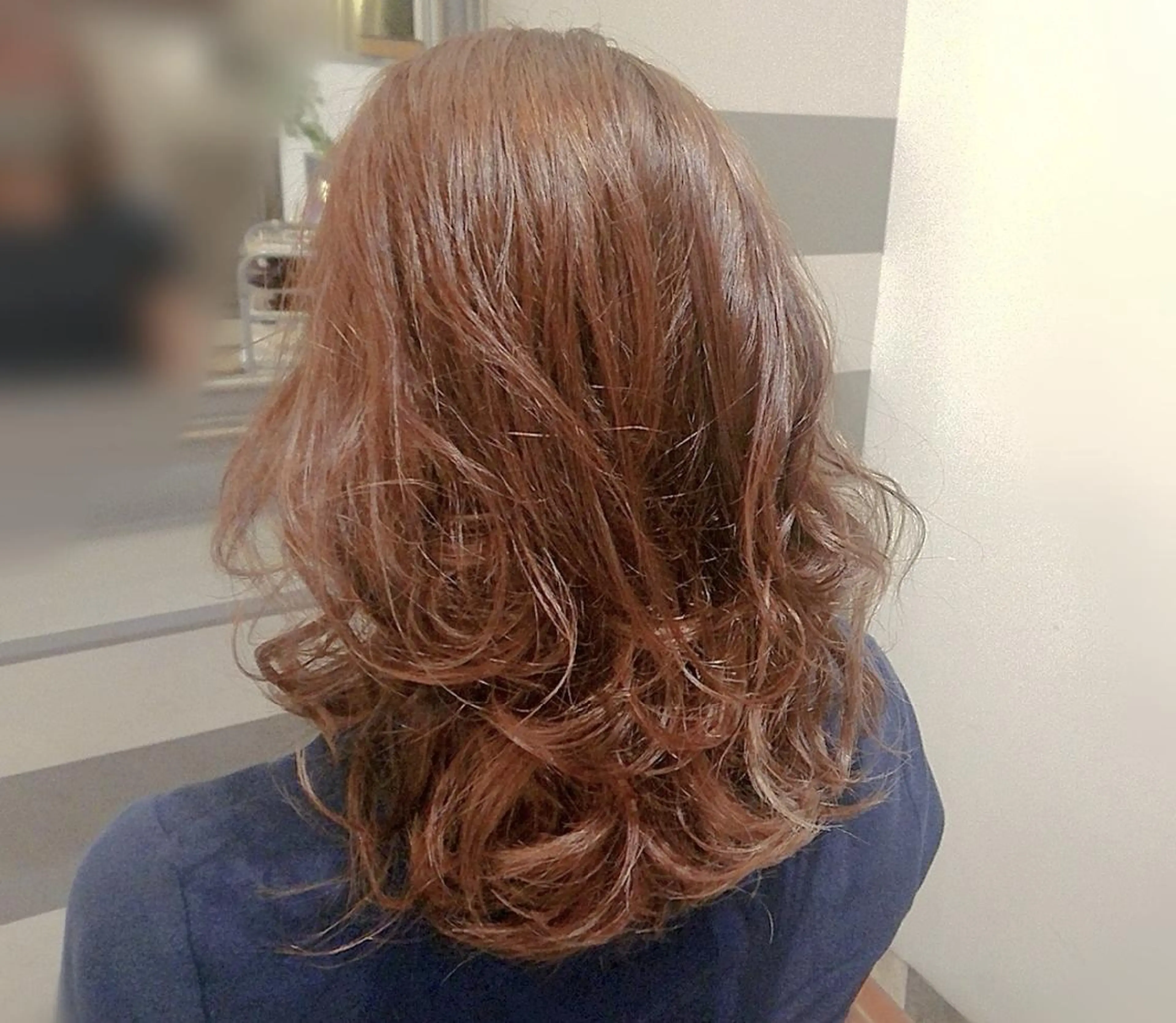 ロング ヘアカラー トリートメント 渡辺 康行のヘアスタイル
