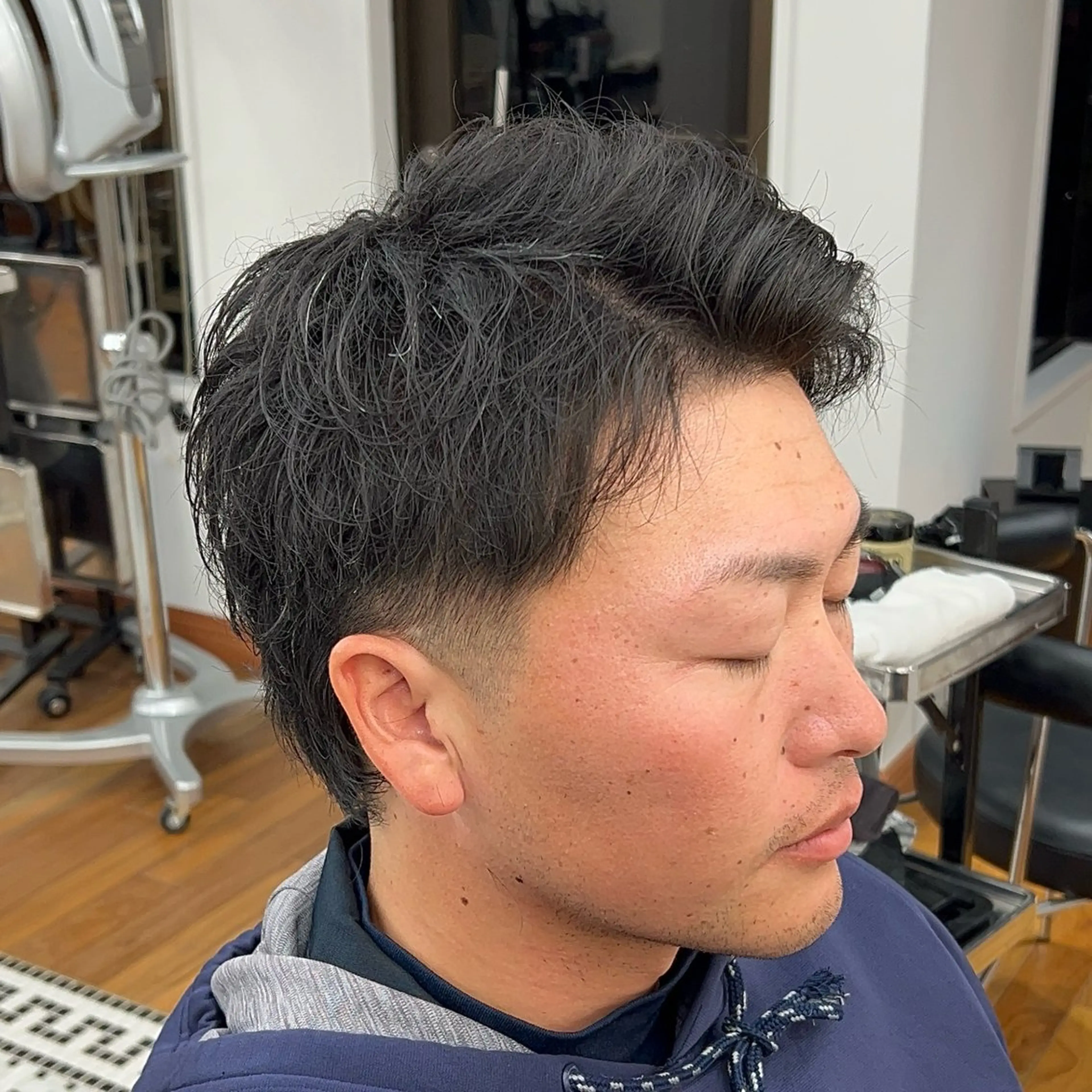 ショート メンズ マレットヘア カット メンズカット✂️ スキンフェード伊藤陸のヘアスタイル