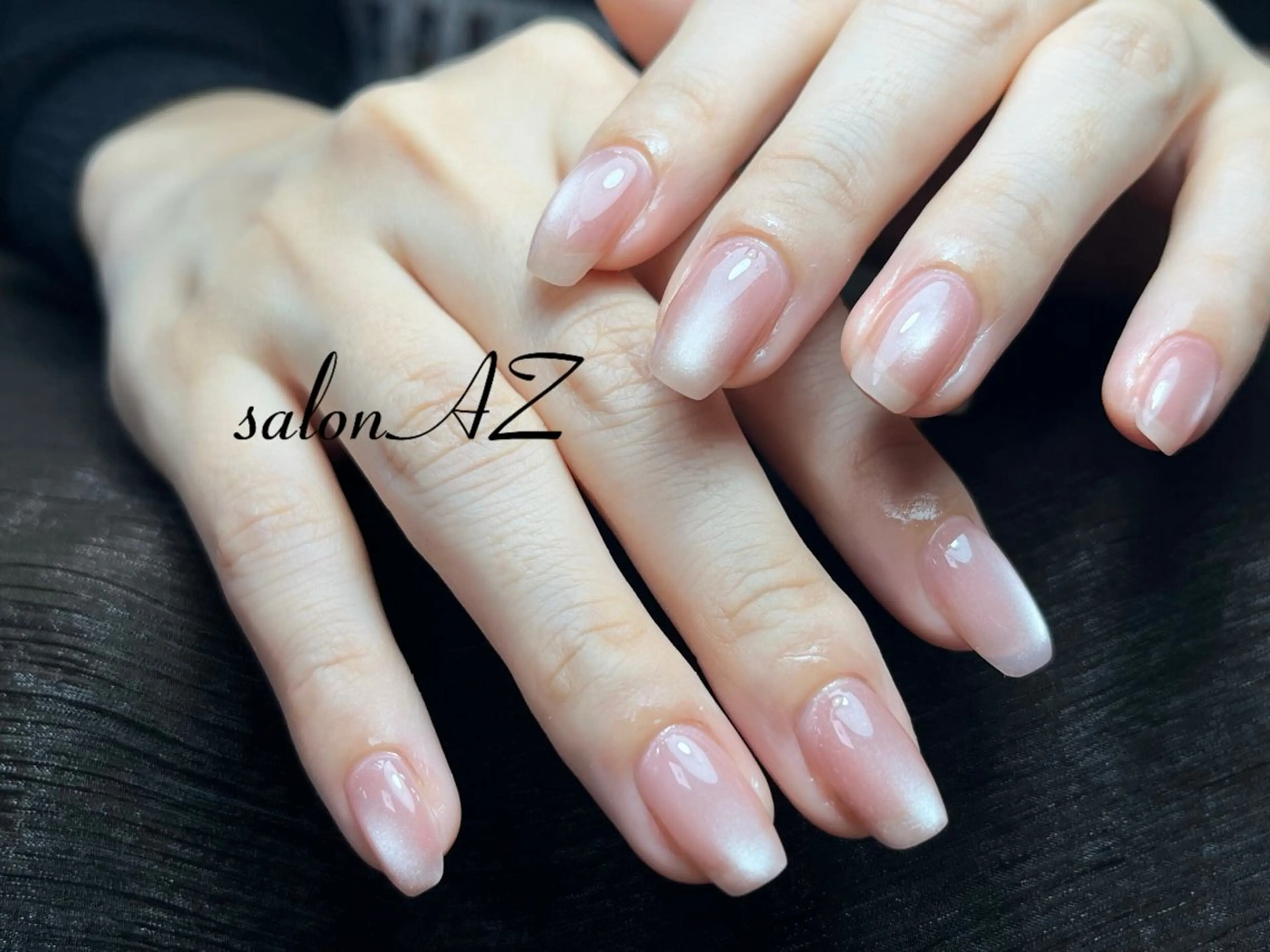 ネイル 長さ出し フットネイル フレンチネイル マグネットネイル ニュアンスネイル ハンドネイル salonAZ トップネイリストのネイルデザイン