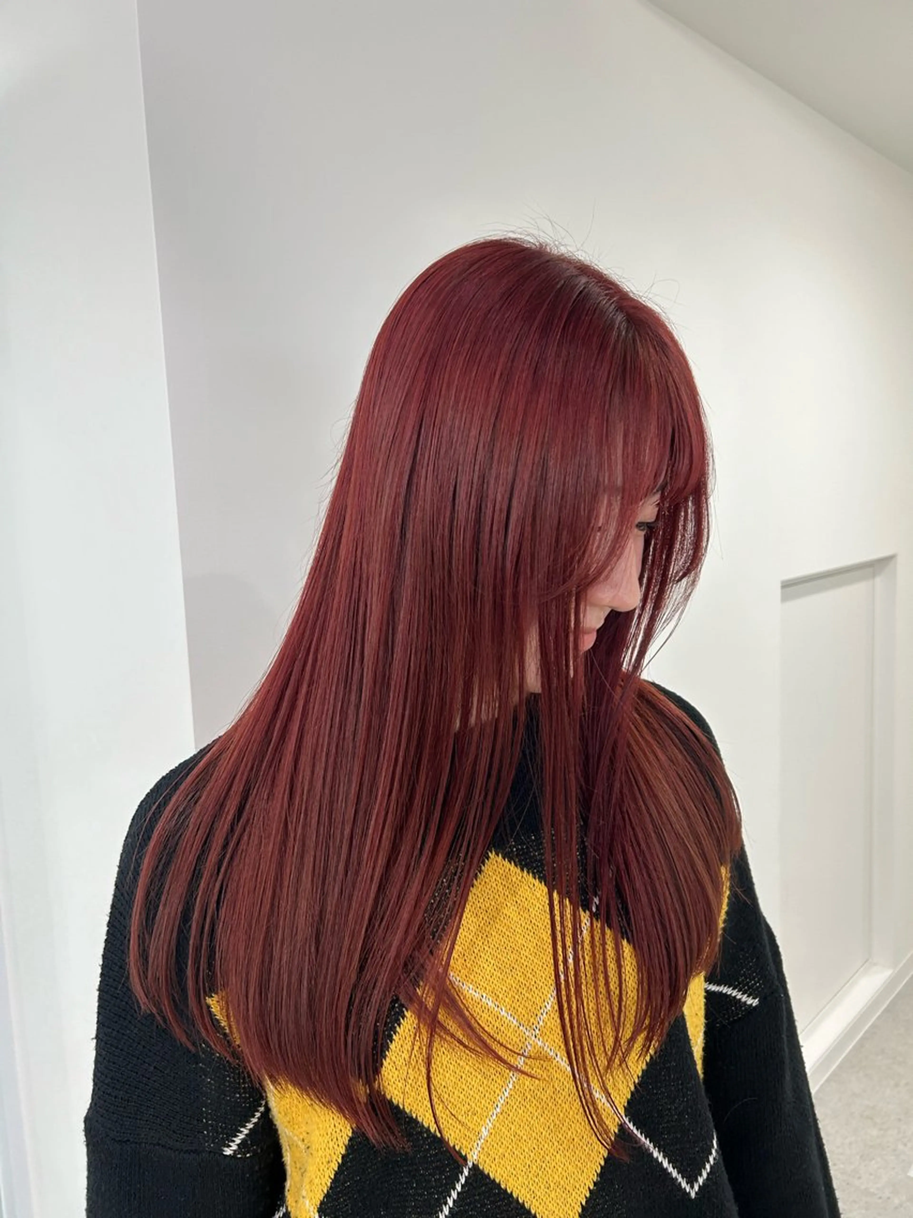 ロング カラー 愛結 暖色カラー🎀🩰のヘアスタイル