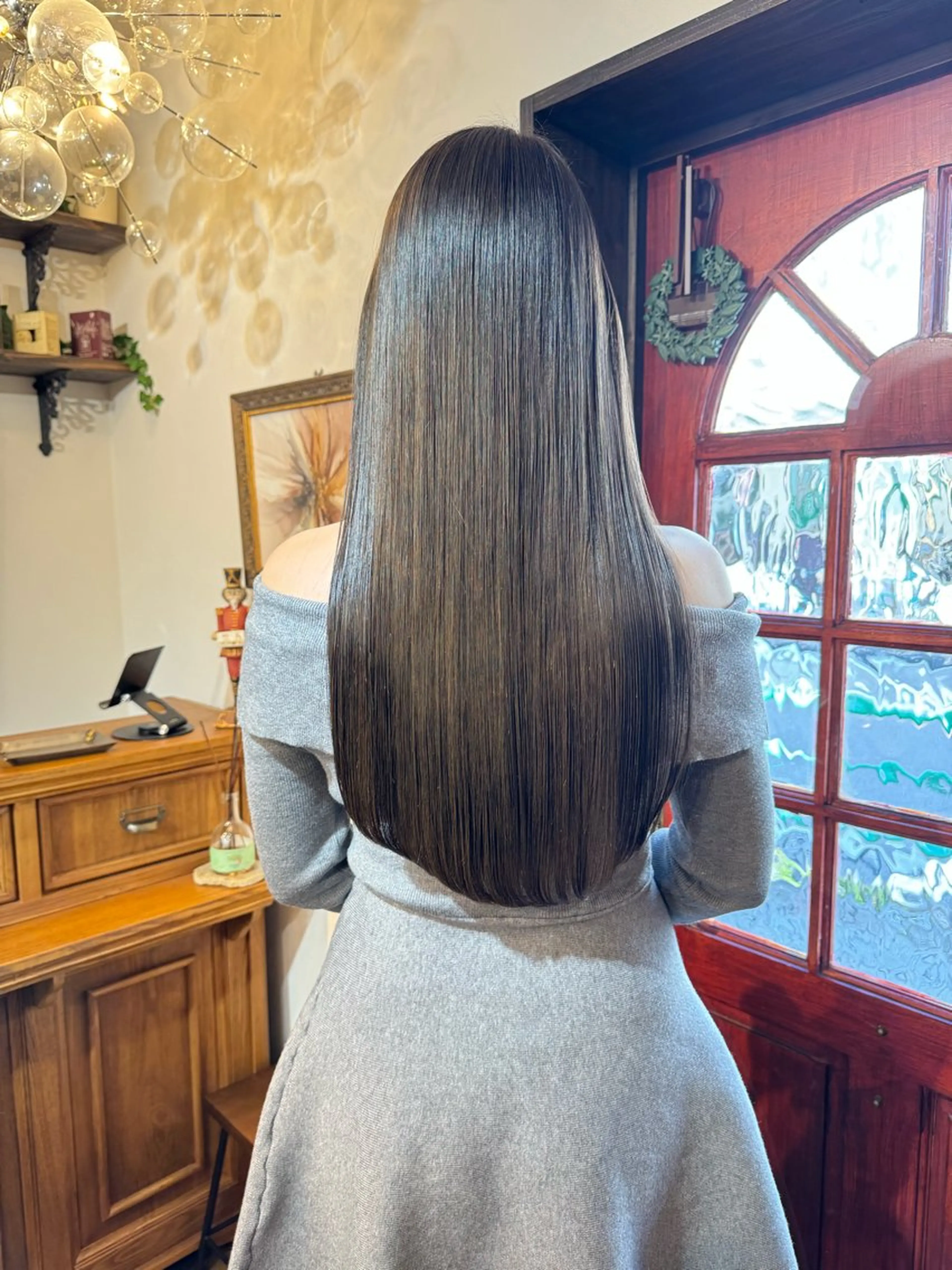 ロング カット 縮毛矯正 トリートメント 伏田 遼馬のヘアスタイル