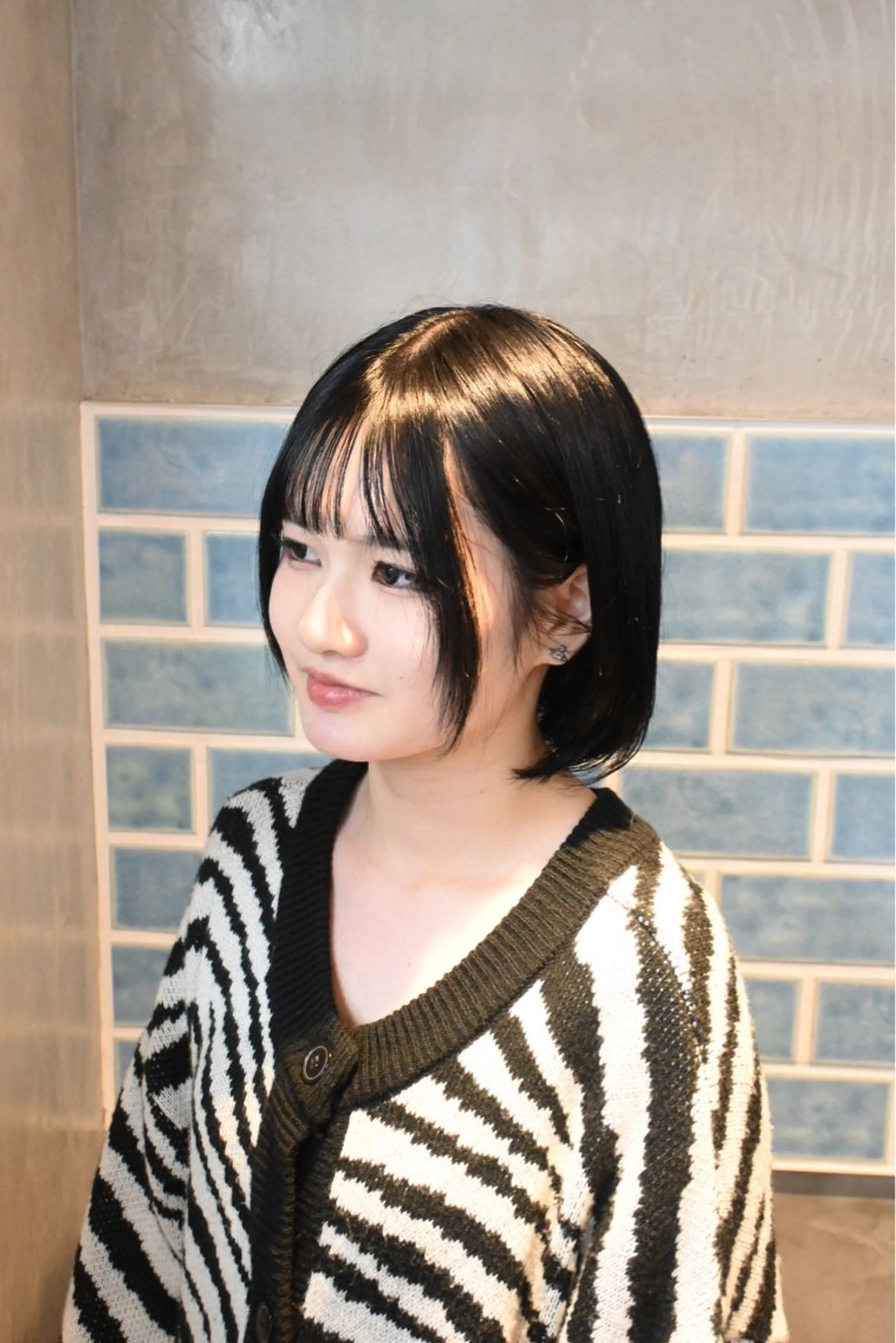 ショート 縮毛矯正 🫧ほのか /透明感カラー🫧のヘアスタイル