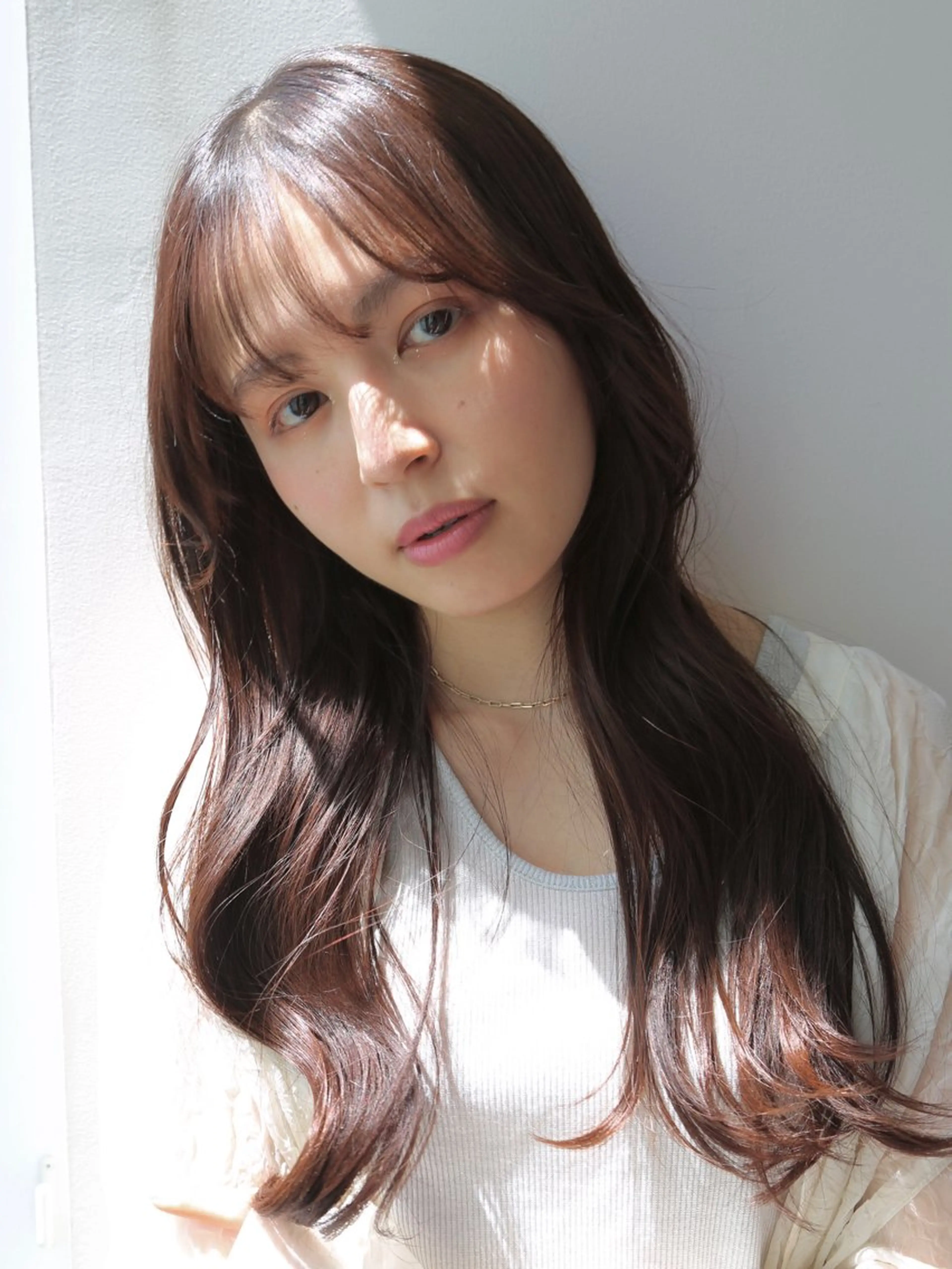 ロング カラー 増渕 駿介のヘアスタイル